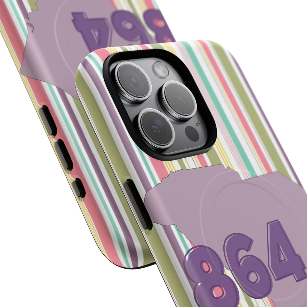 Colorful Striped 864 Upstate South Carolina Magnetic Phone Case