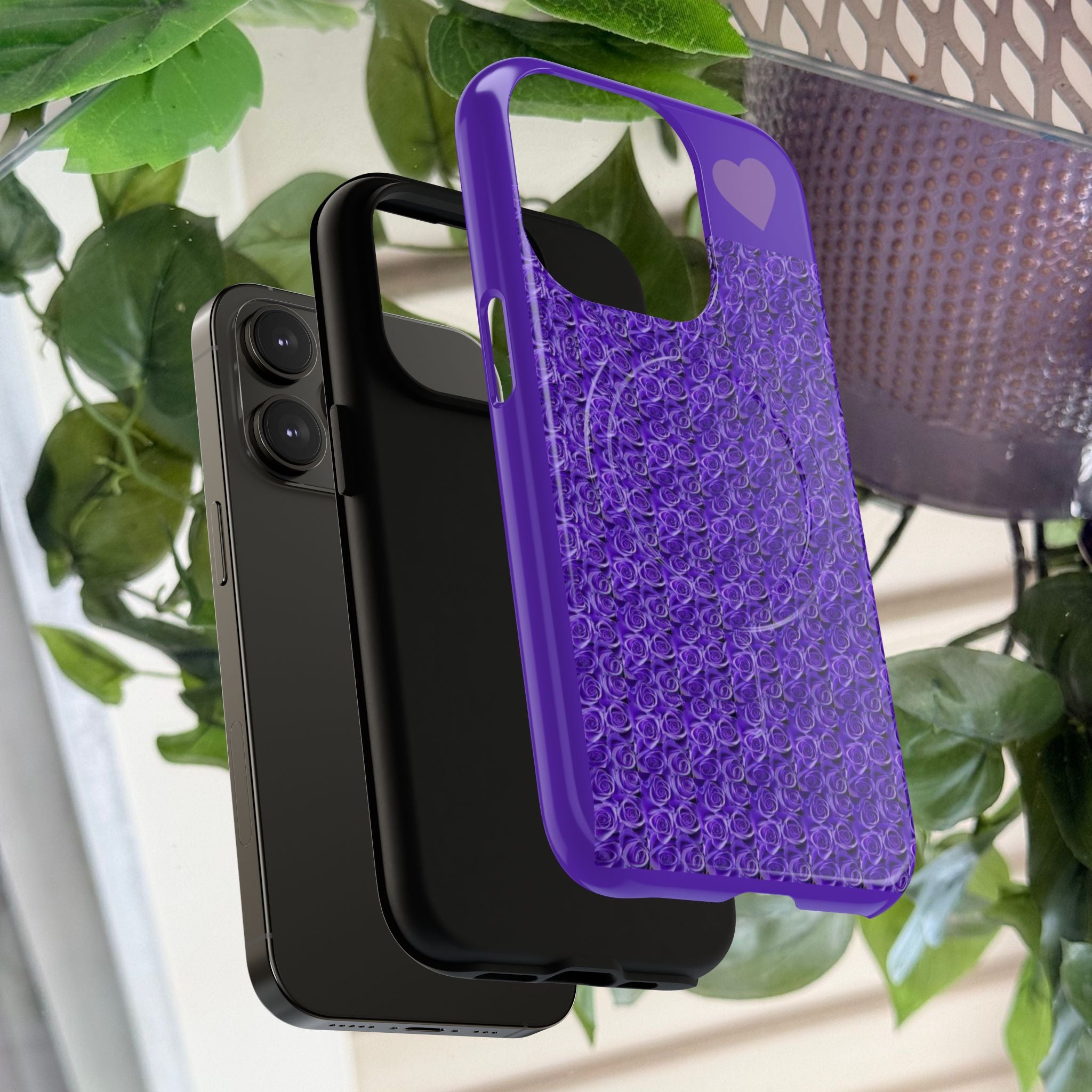 Magic-Eye Hidden Heart Tough Mag Phone Case