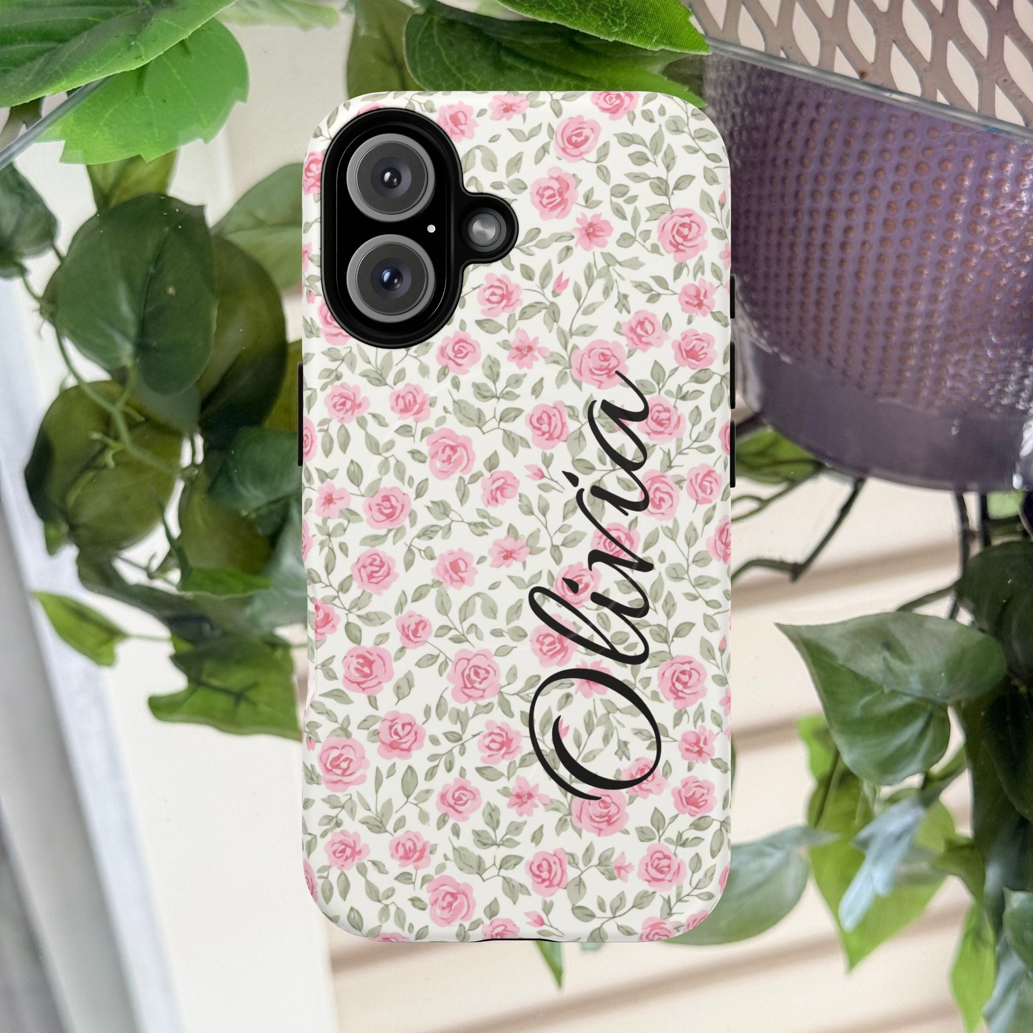 Pink Roses Magnetic Phone Case