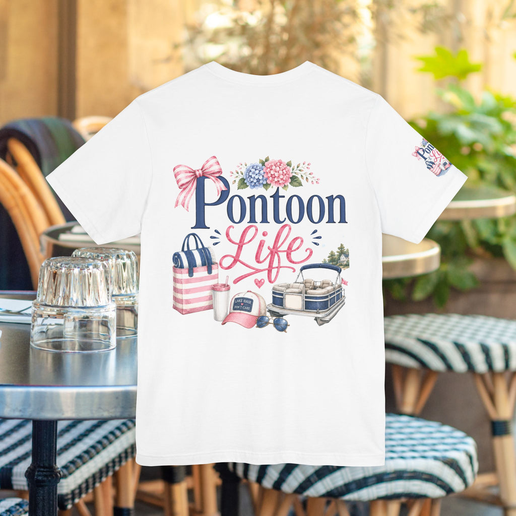Pontoon Life T-Shirt Nautical Boating Graphic Tee