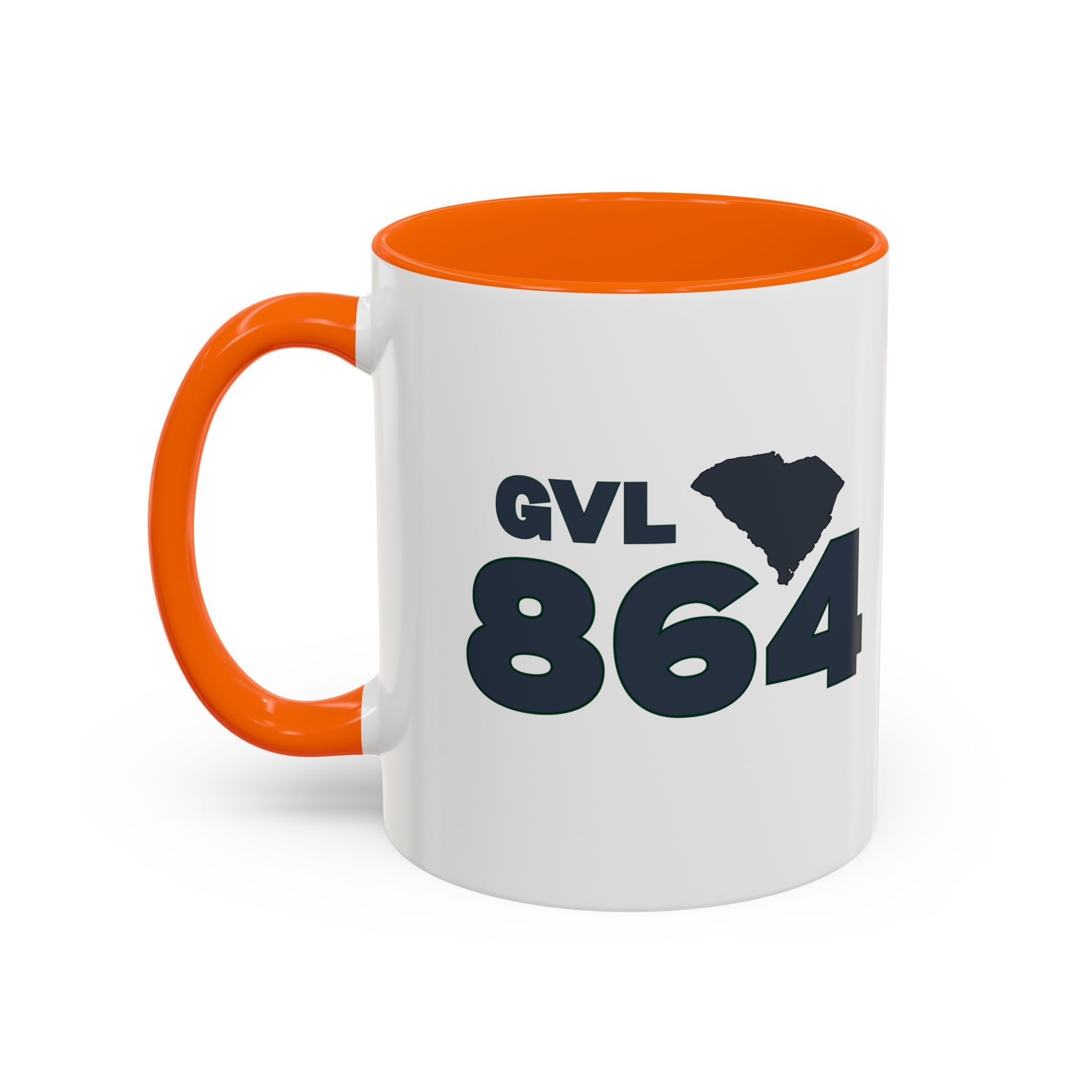 Greenville SC Accent Coffee Mug  GVL 864 Greenville South Carolina 11 and 15oz