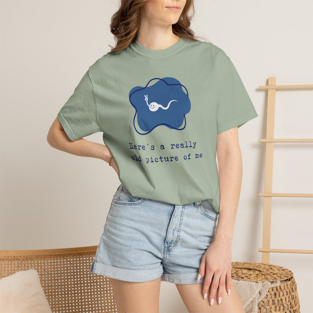 A really old picture of me Tshirt Cute Sperm Cartoon Tee