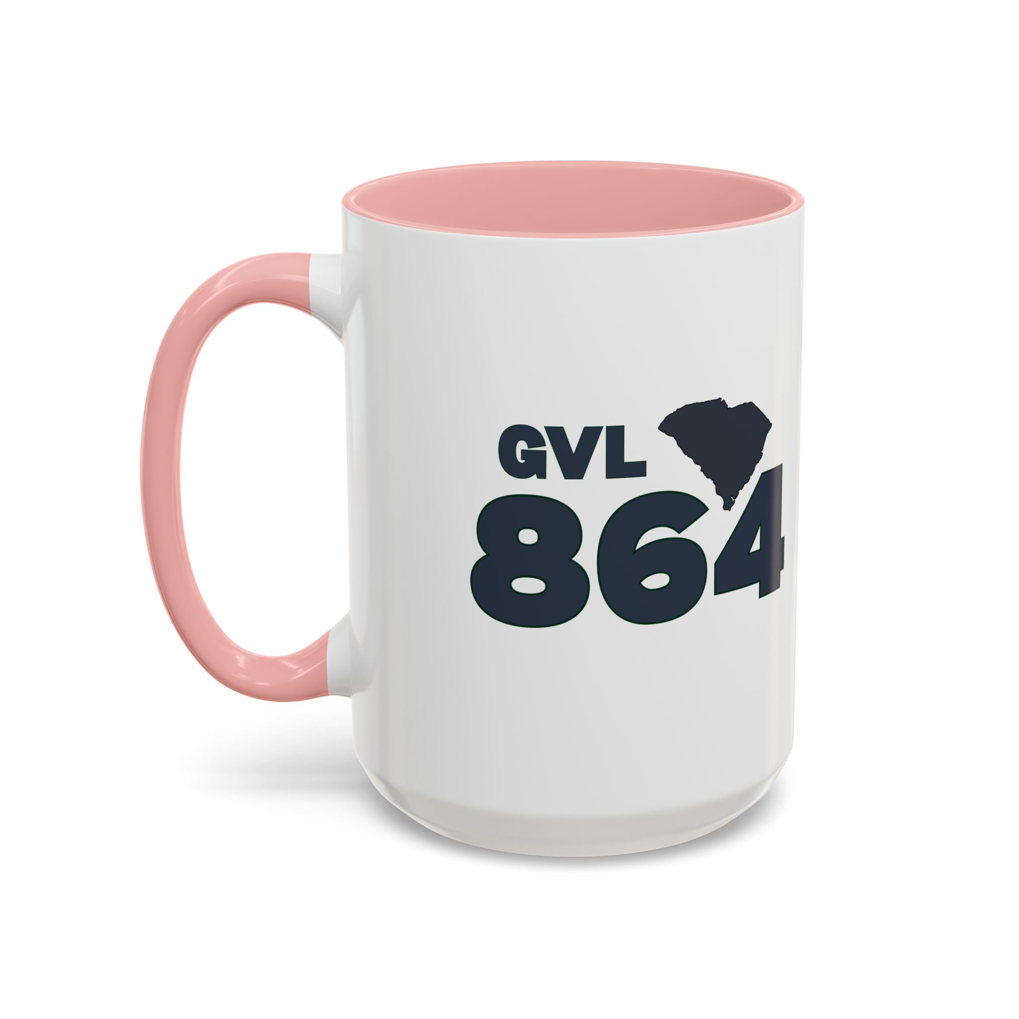 Greenville SC Accent Coffee Mug  GVL 864 Greenville South Carolina 11 and 15oz