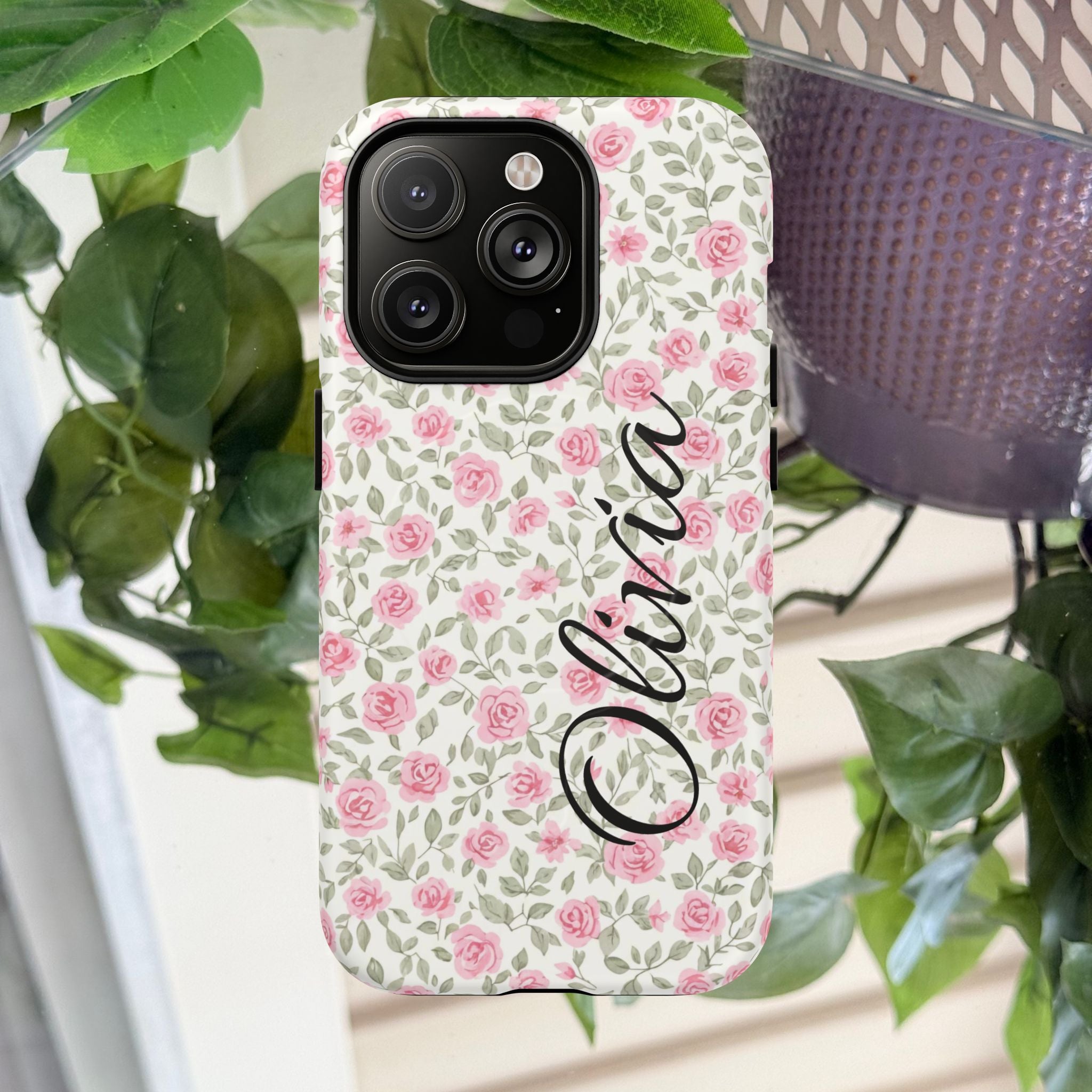 Pink Roses Magnetic Phone Case