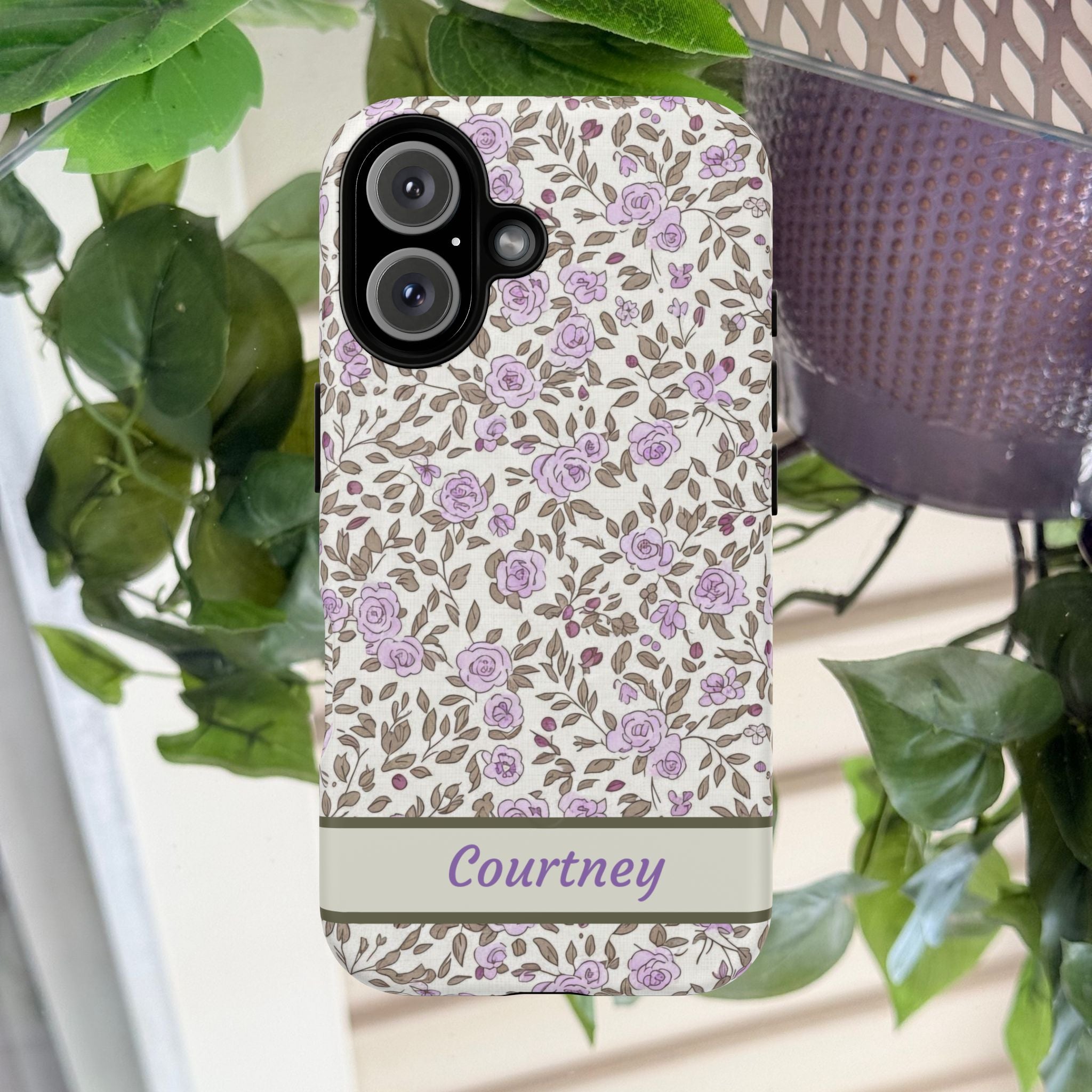 Fierce Purple iPhone Case — Tough Magnetic Protective Case