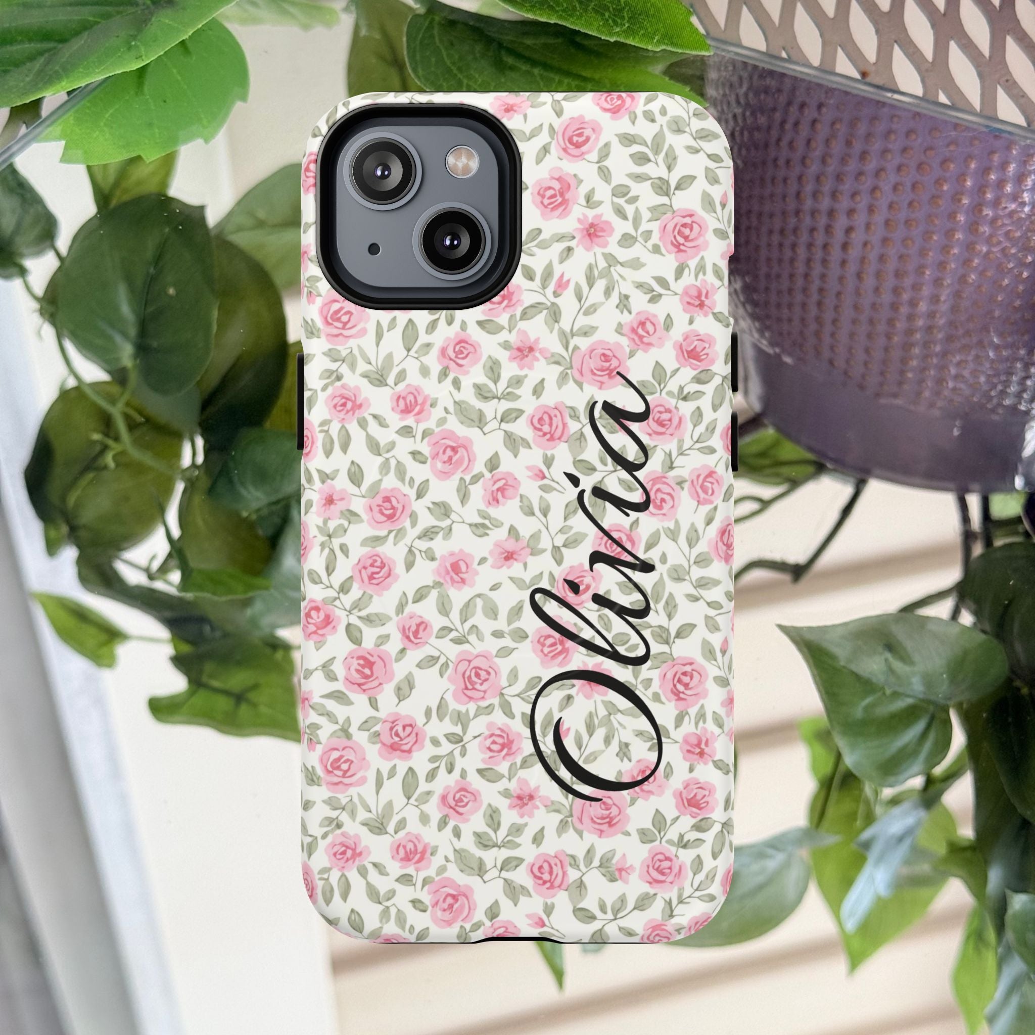 Pink Roses Magnetic Phone Case