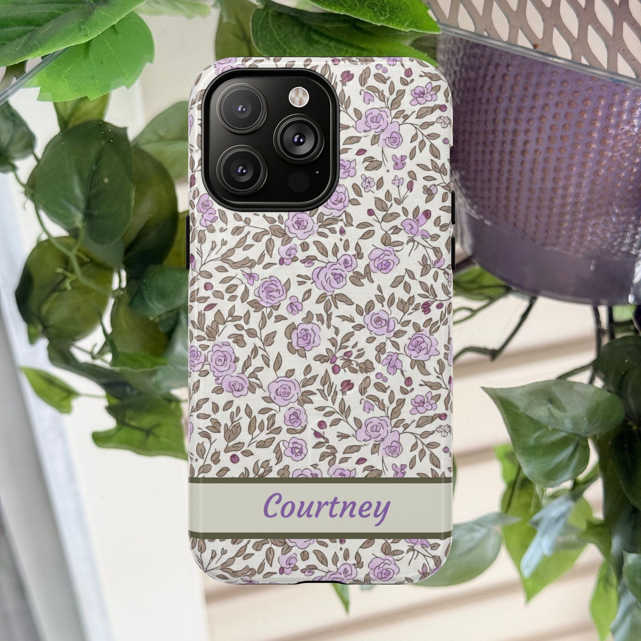 Fierce Purple iPhone Case — Tough Magnetic Protective Case