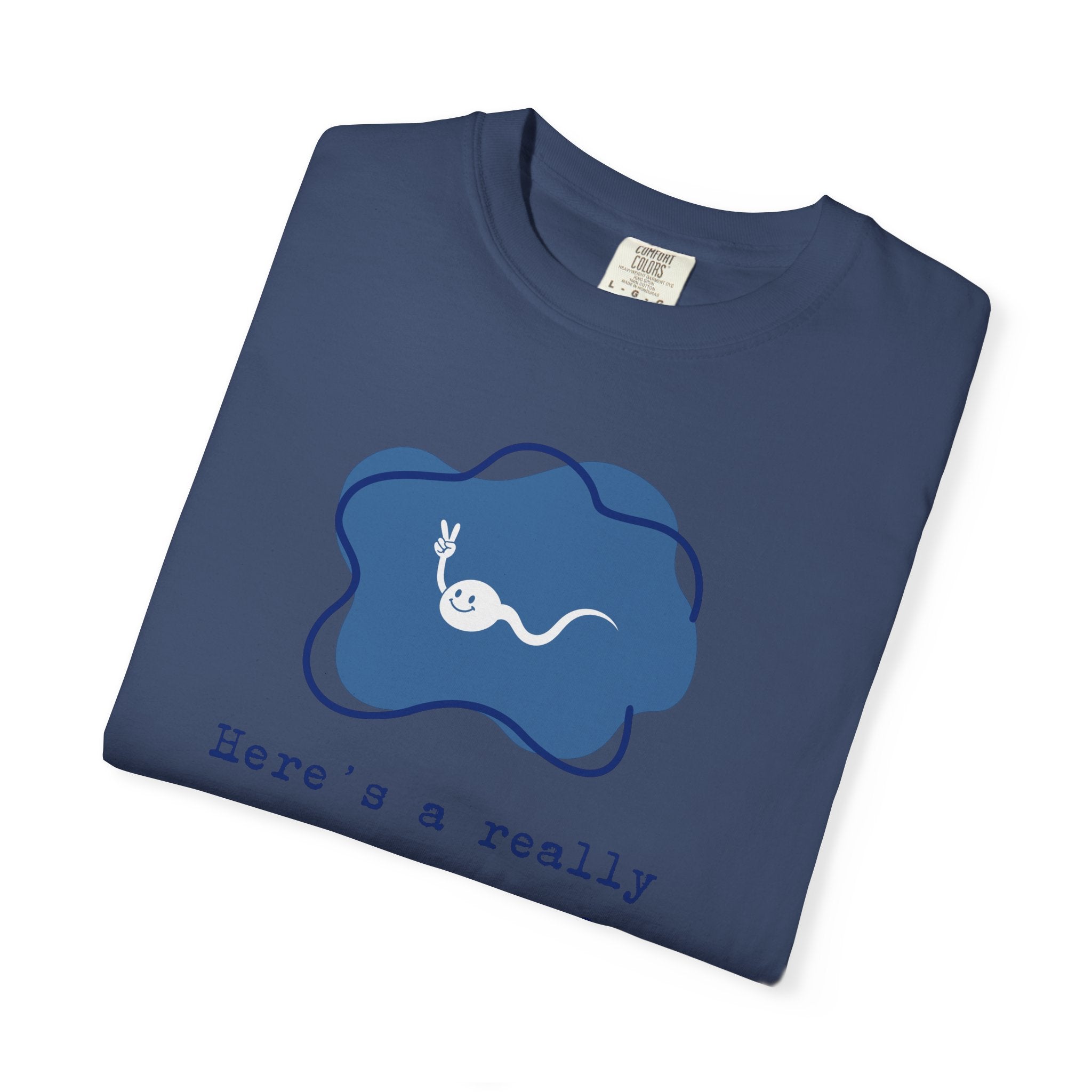 A really old picture of me Tshirt Cute Sperm Cartoon Tee