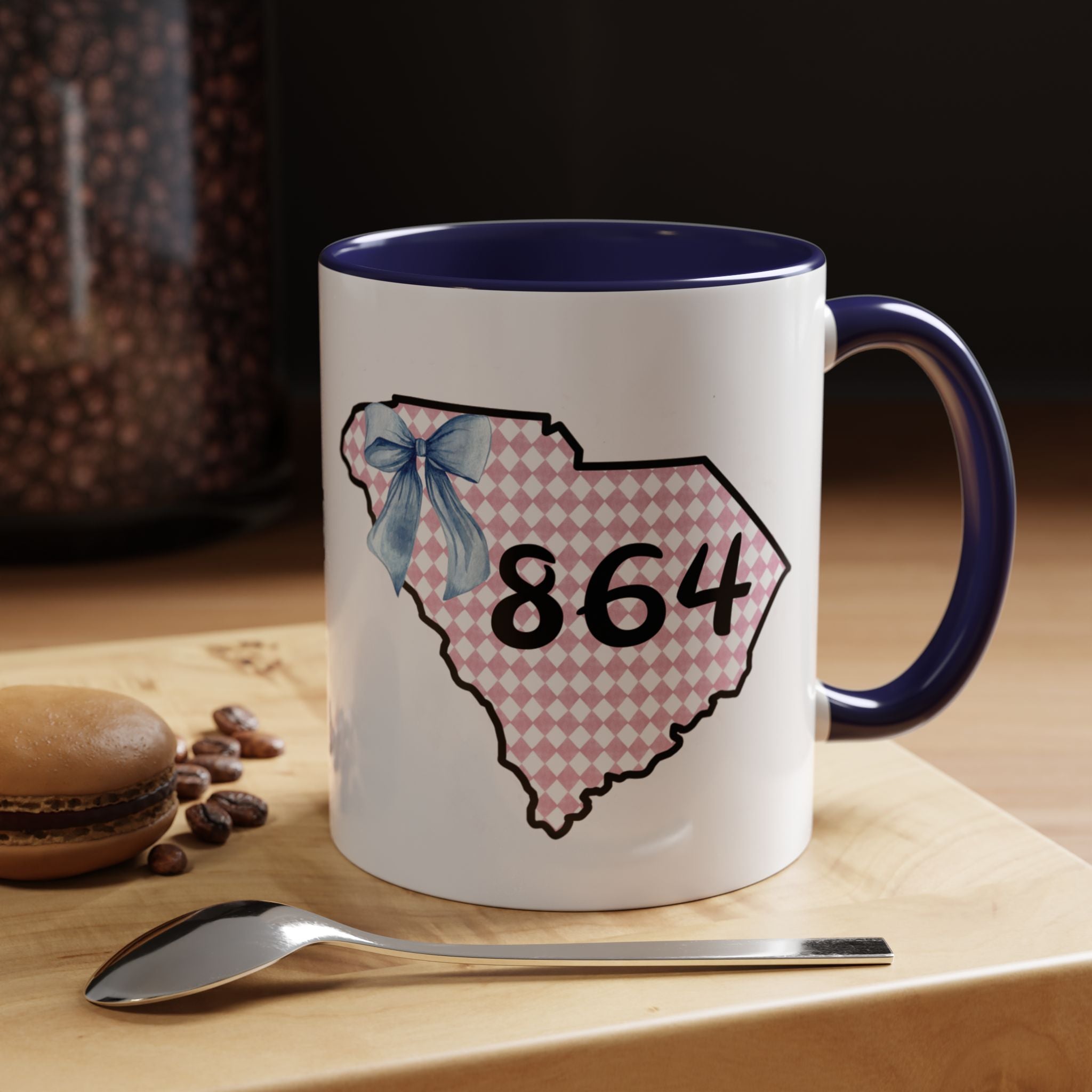 Gingham South Carolina 864 Greenville South Carolina Accent Coffee Mug 11oz 15oz