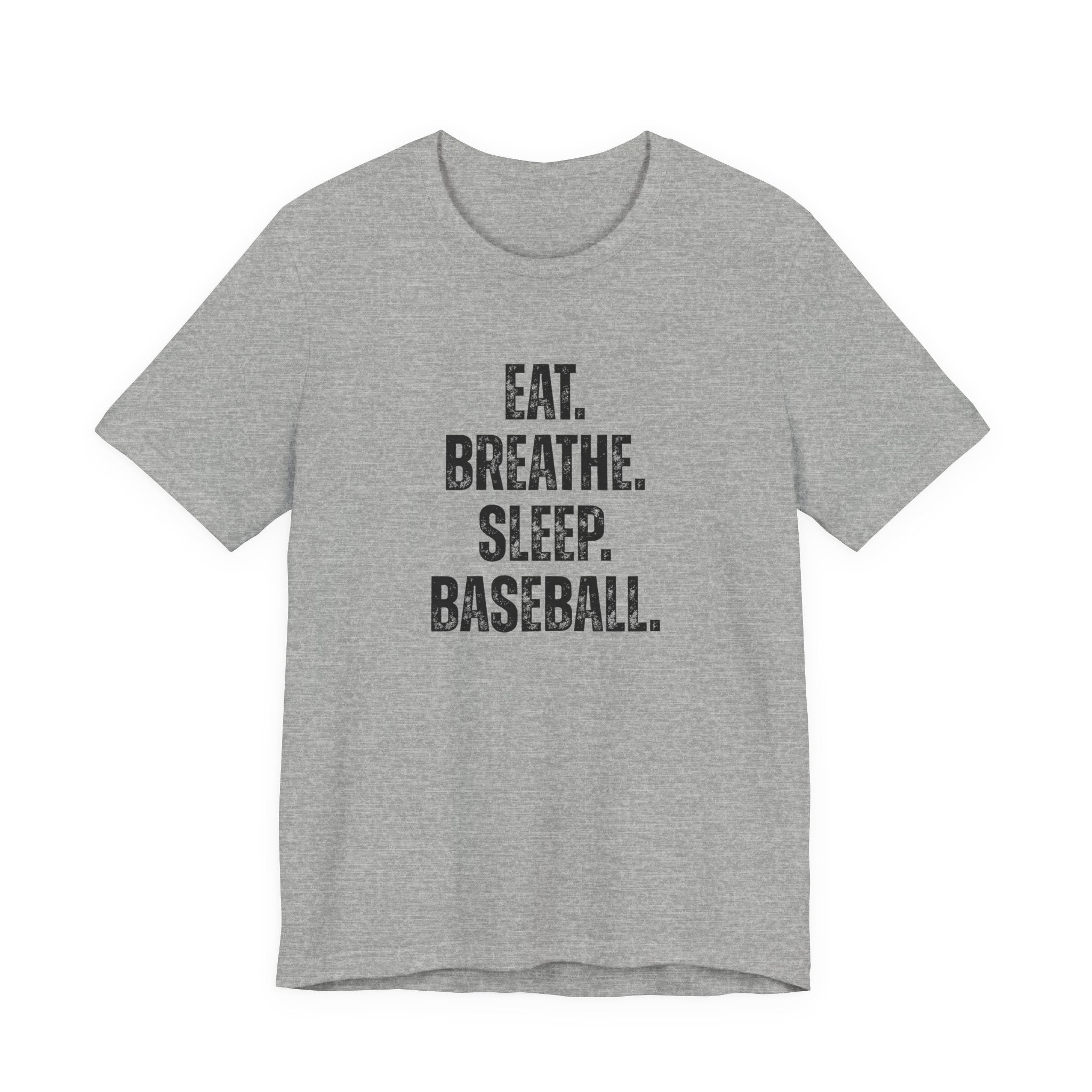 Baseball T-shirt - 'Eat Breathe Sleep Baseball' Design