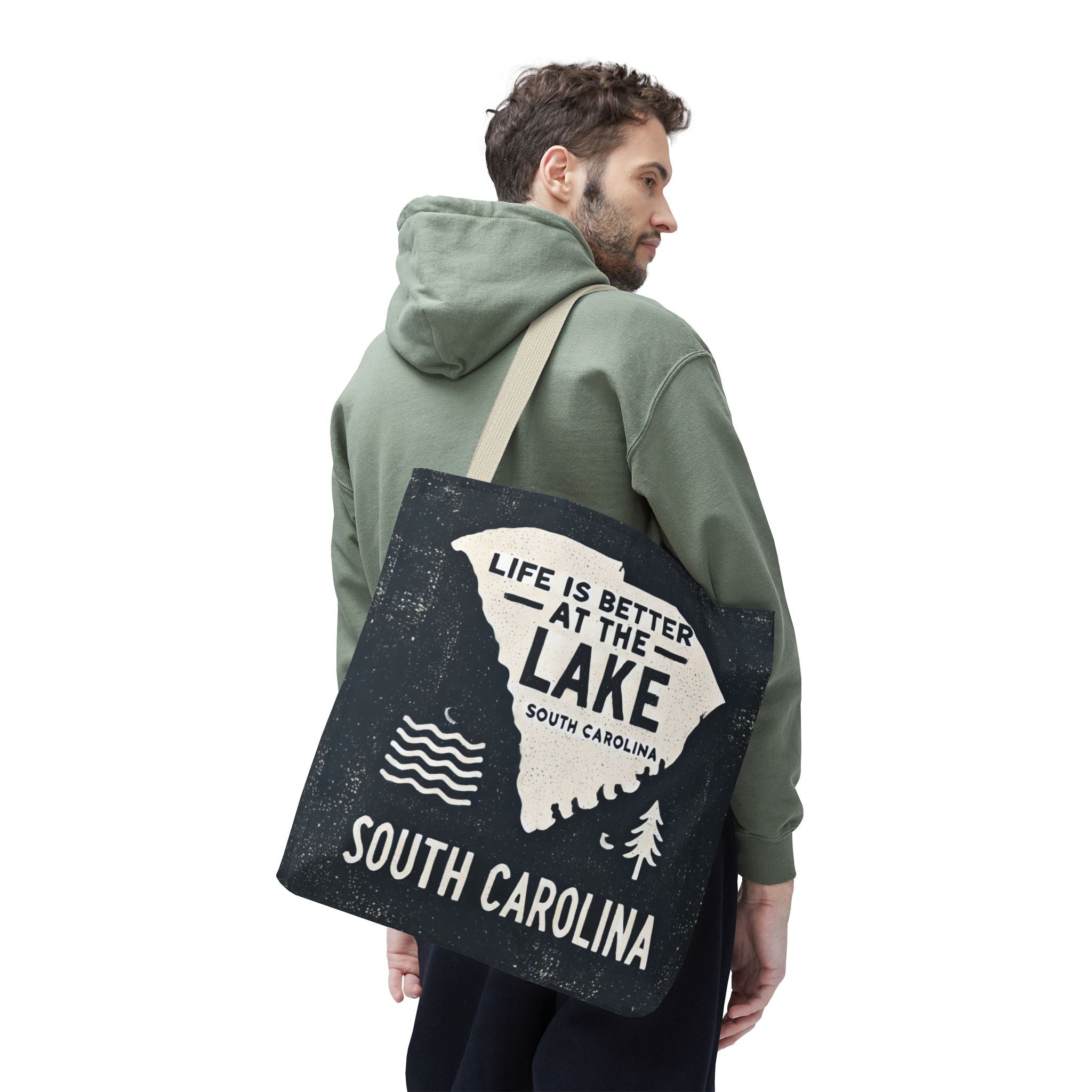 Life Is Better at the Lake South Carolina Tote Bag