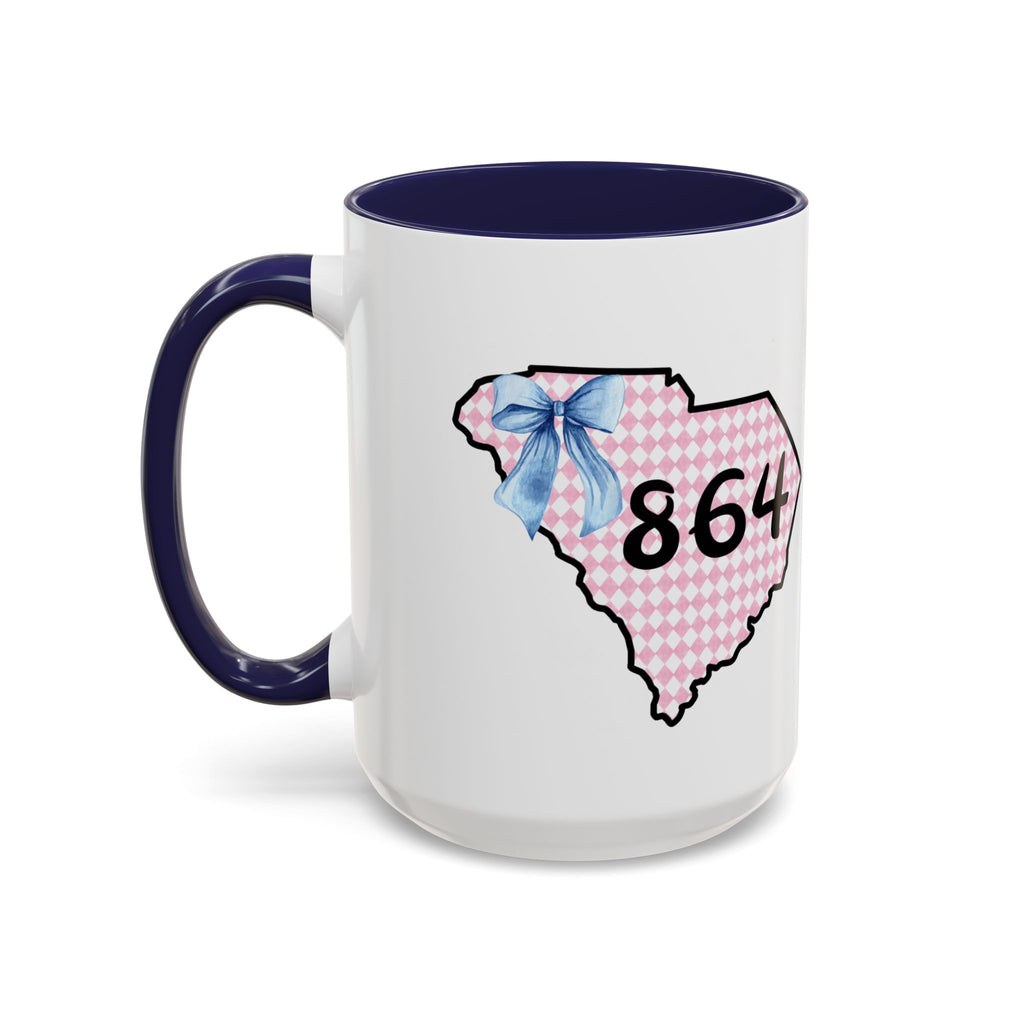 Gingham South Carolina 864 Greenville South Carolina Accent Coffee Mug 11oz 15oz