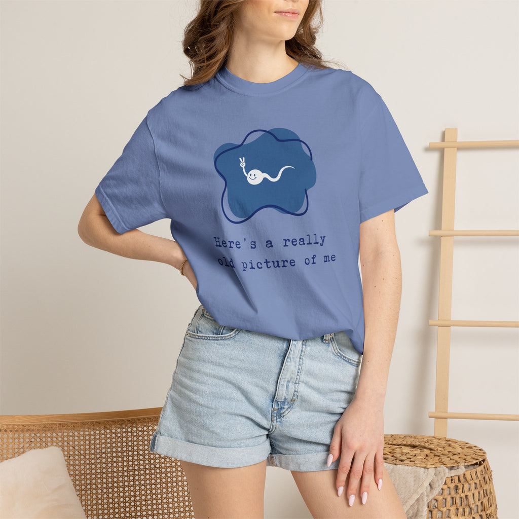 A really old picture of me Tshirt Cute Sperm Cartoon Tee
