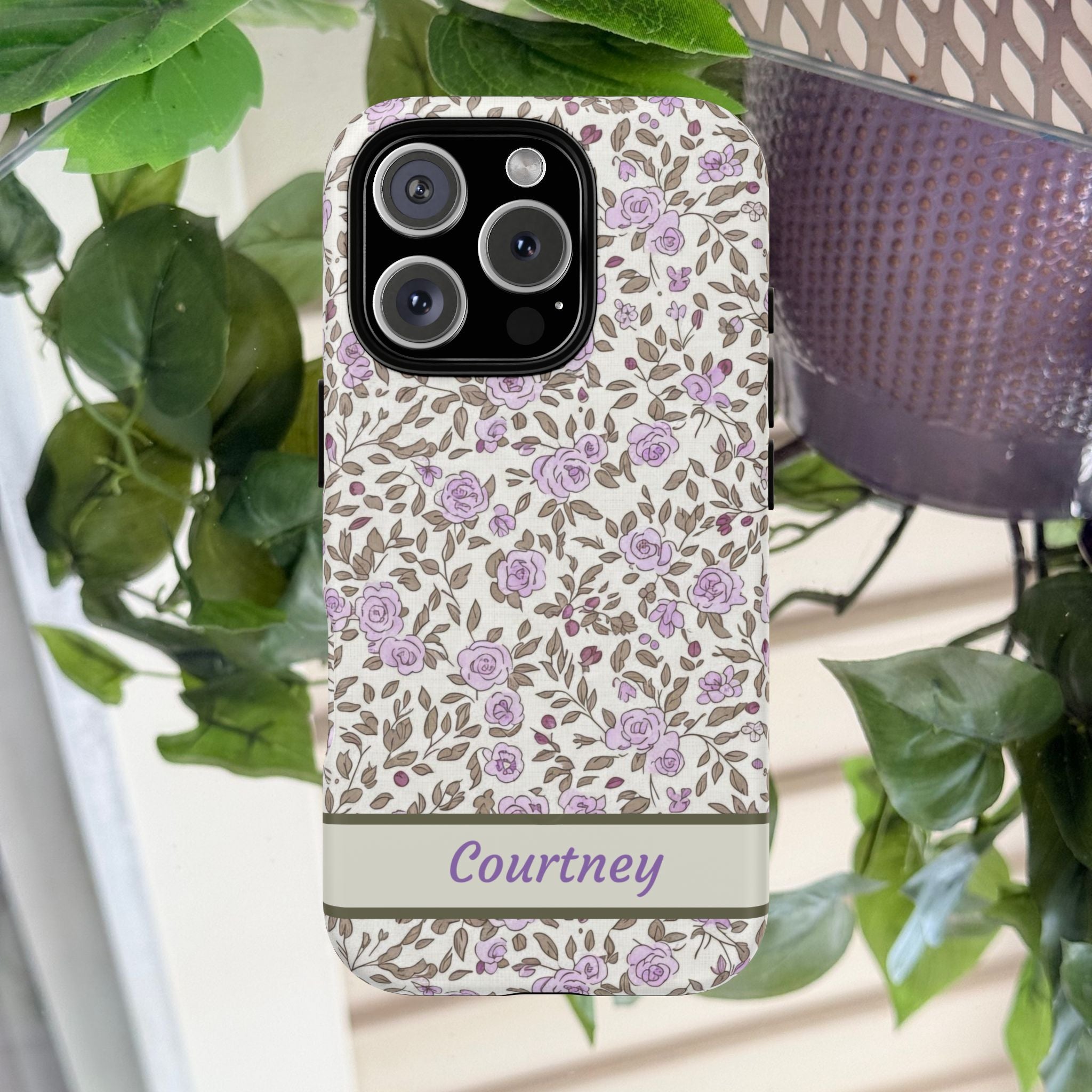 Fierce Purple iPhone Case — Tough Magnetic Protective Case