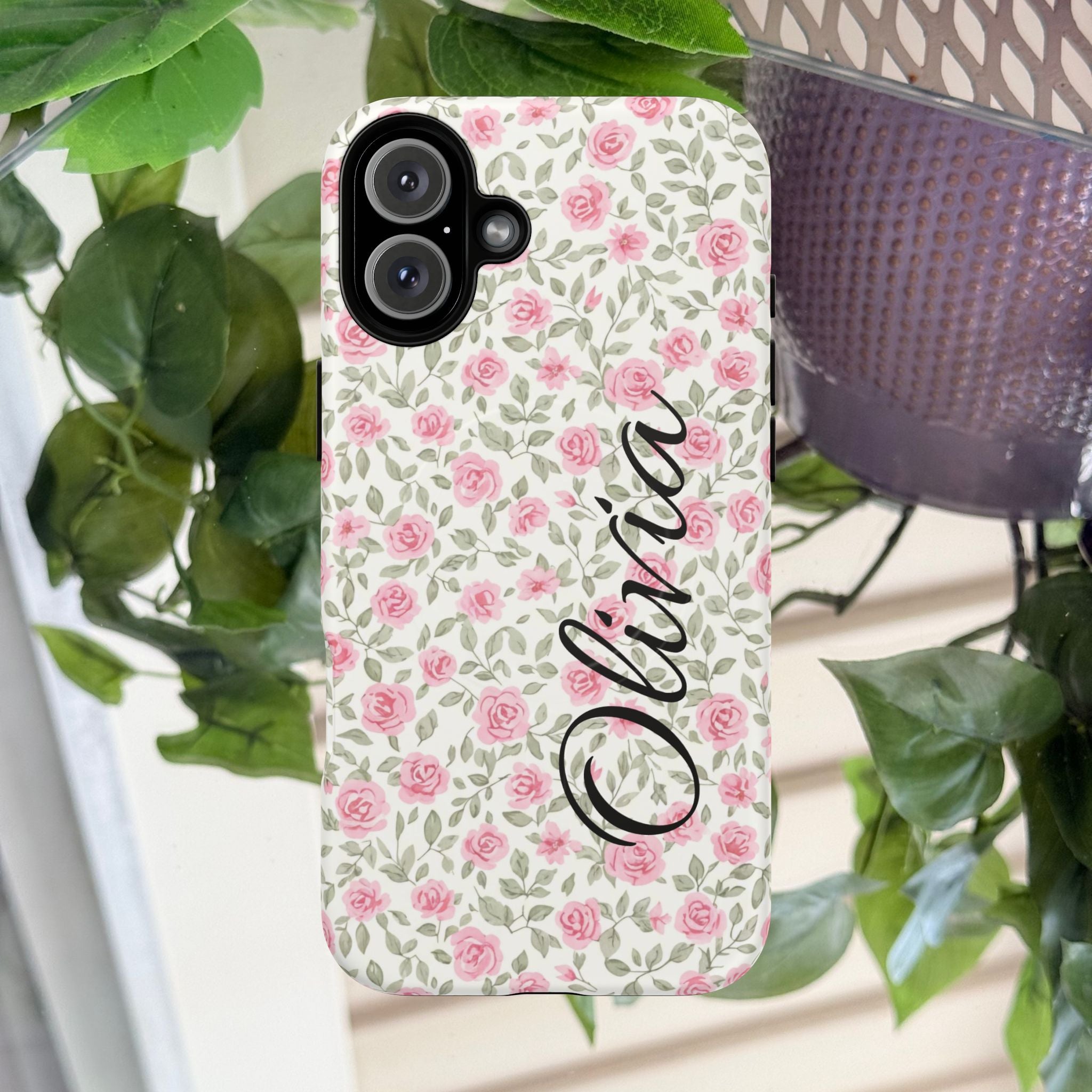 Pink Roses Magnetic Phone Case