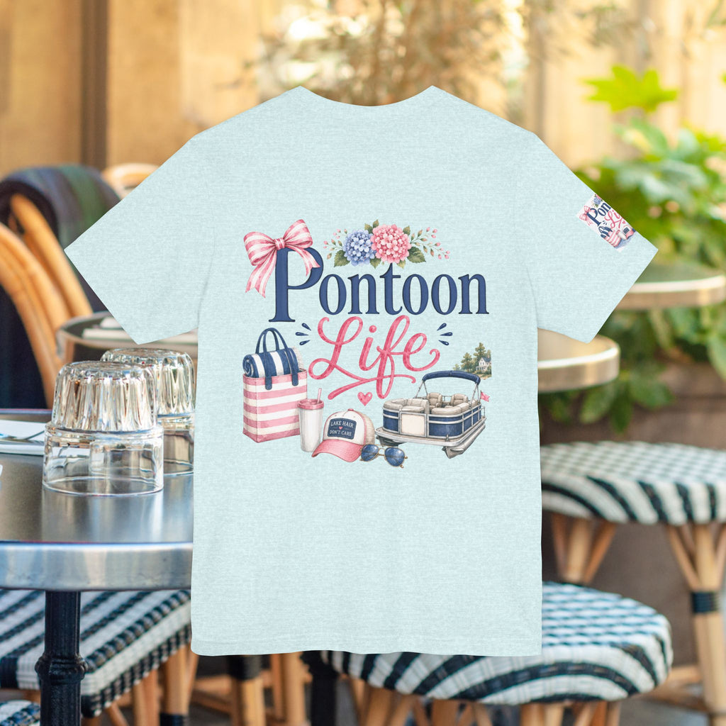 Pontoon Life T-Shirt Nautical Boating Graphic Tee