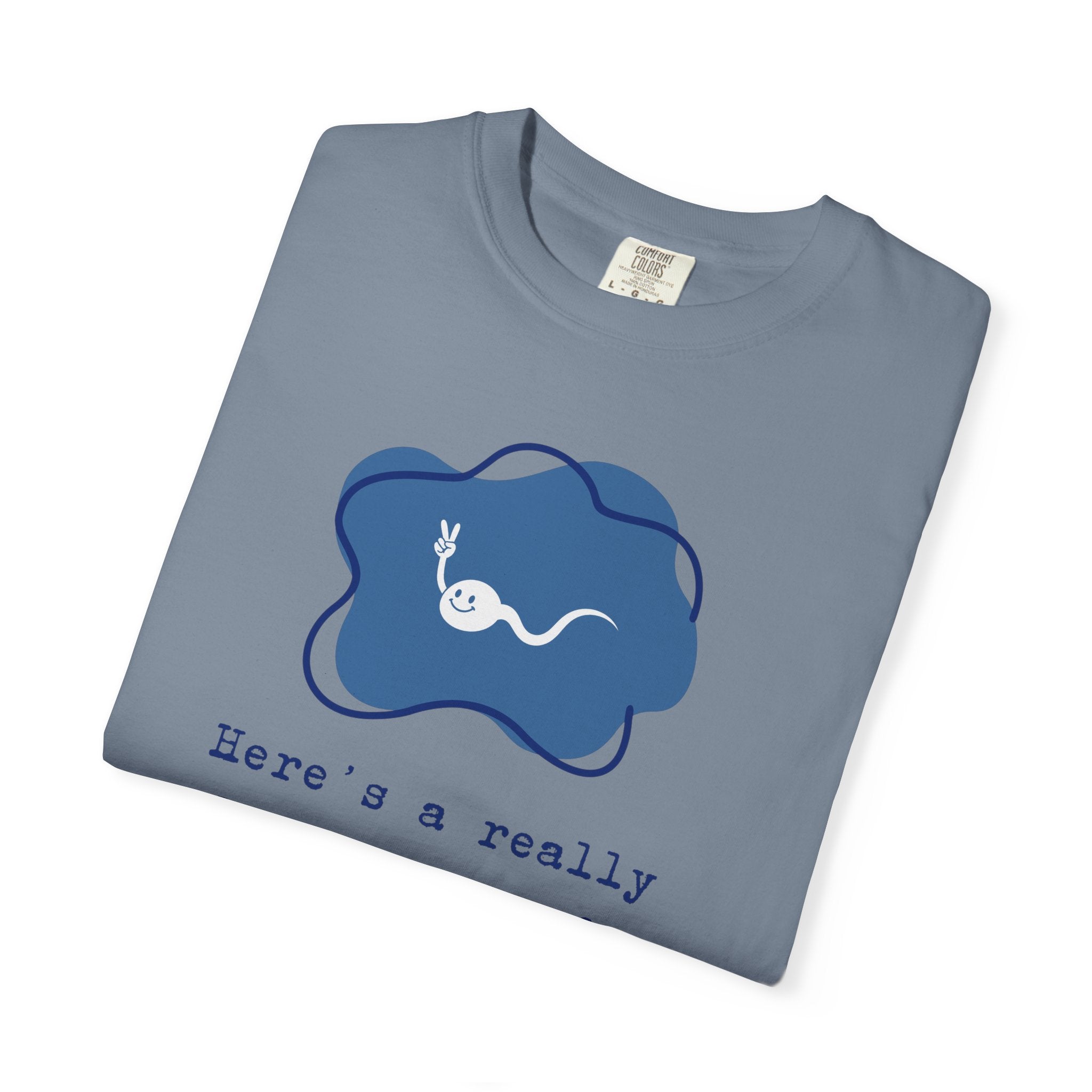 A really old picture of me Tshirt Cute Sperm Cartoon Tee