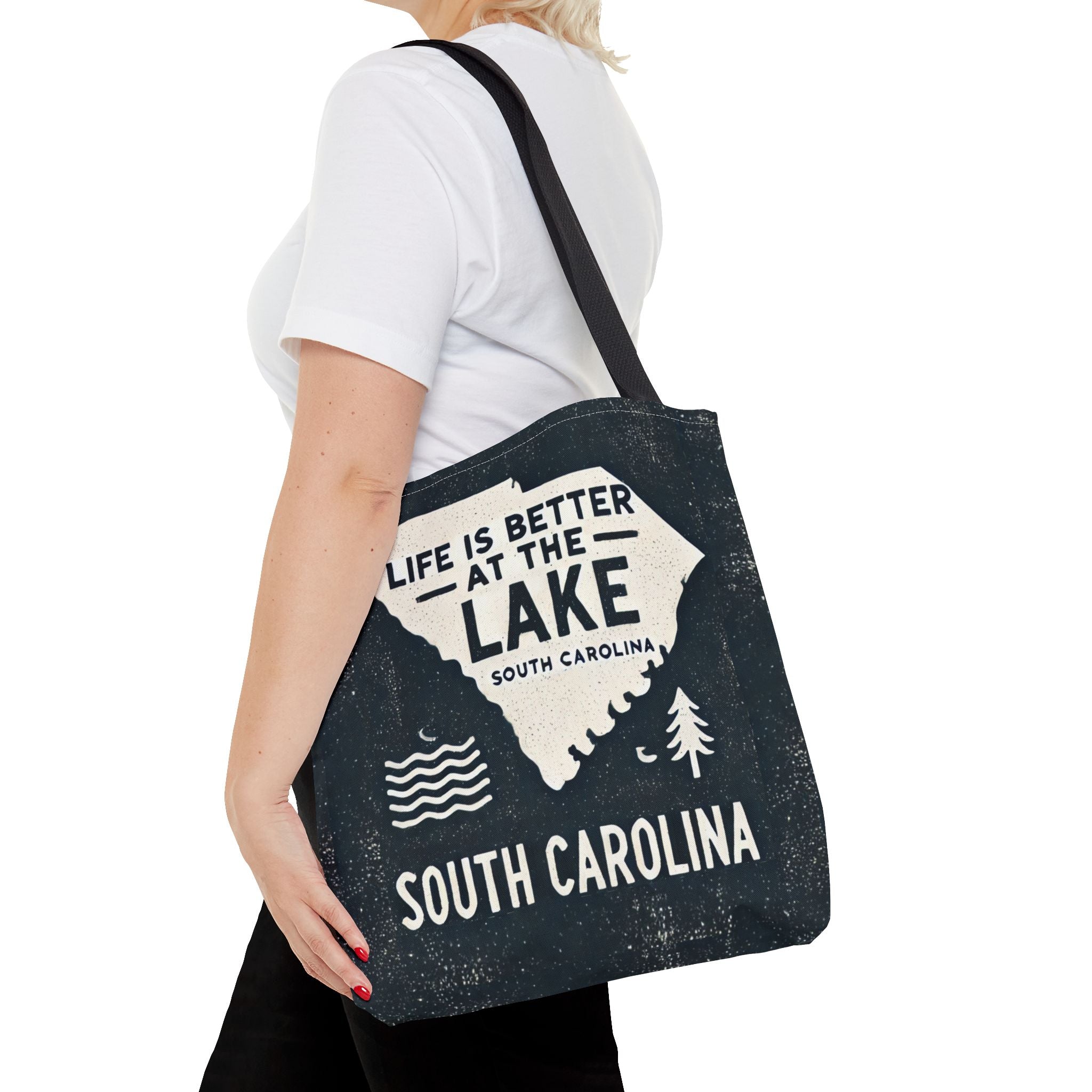 Life Is Better at the Lake South Carolina Tote Bag