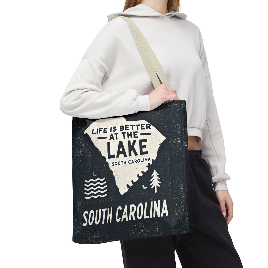 Life Is Better at the Lake South Carolina Tote Bag