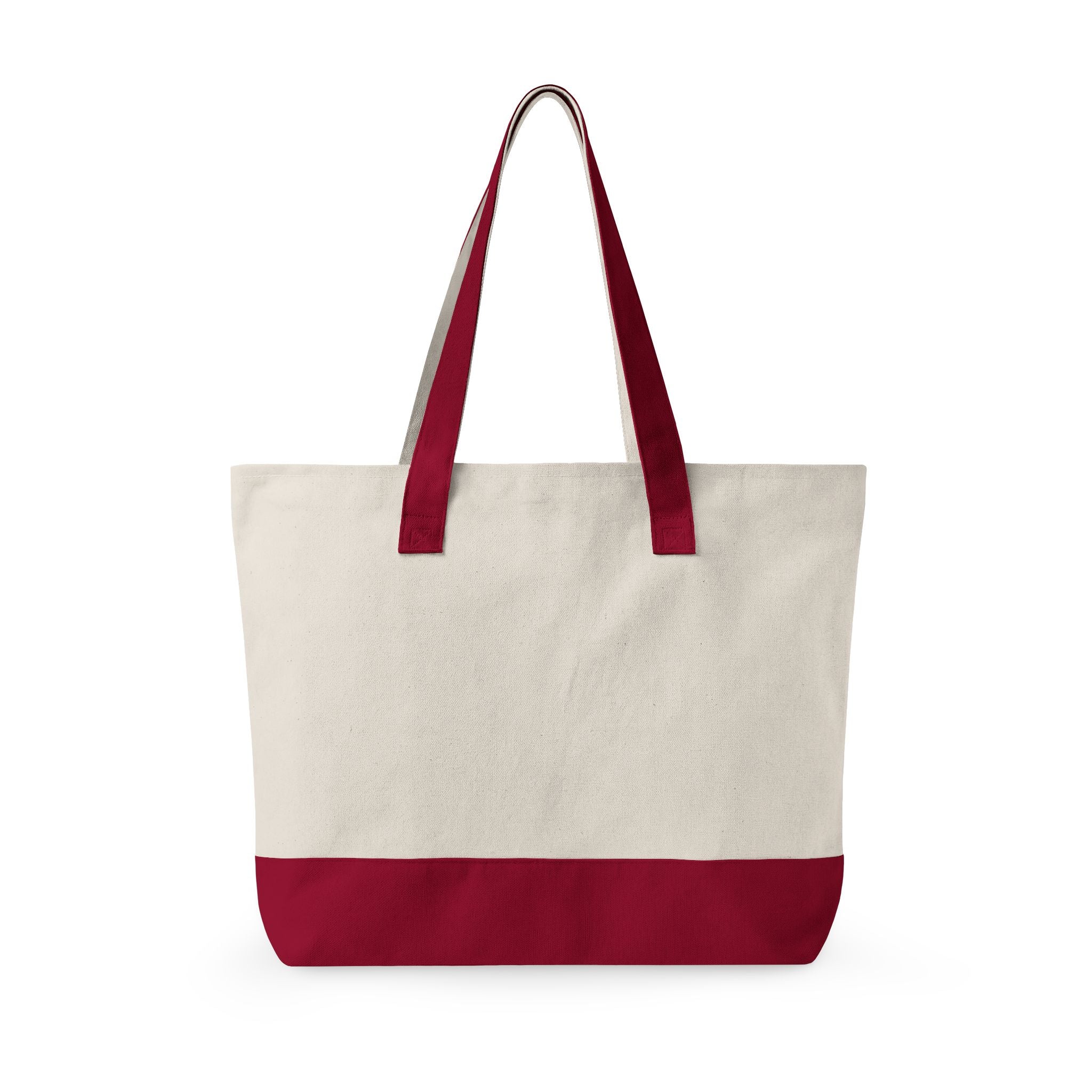 Personalized Canvas Tote Bag — Monogram MLW, Durable Everyday Market Bag