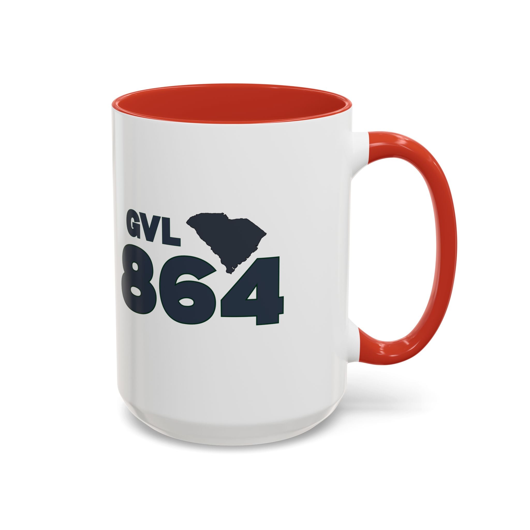 Greenville SC Accent Coffee Mug  GVL 864 Greenville South Carolina 11 and 15oz
