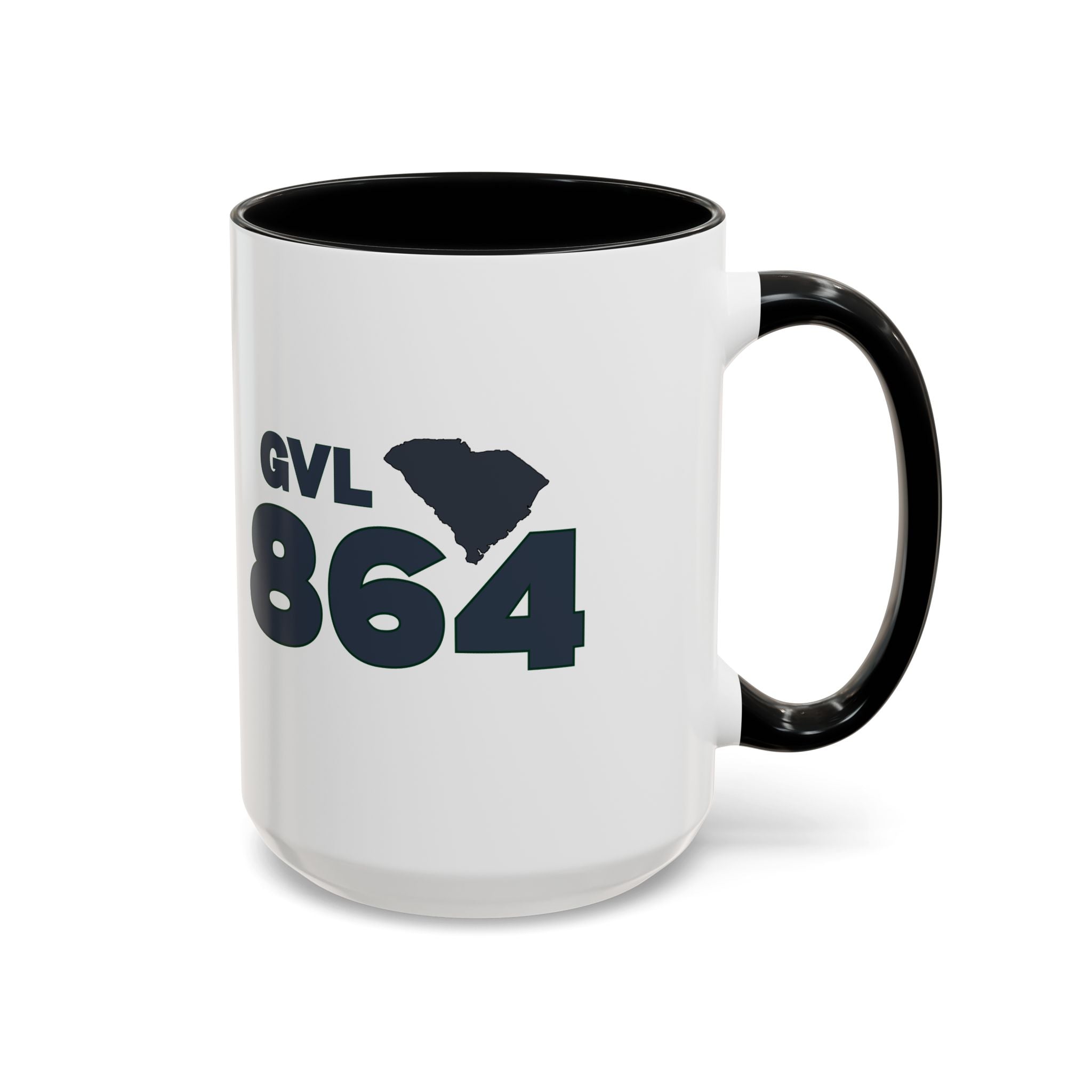Greenville SC Accent Coffee Mug  GVL 864 Greenville South Carolina 11 and 15oz