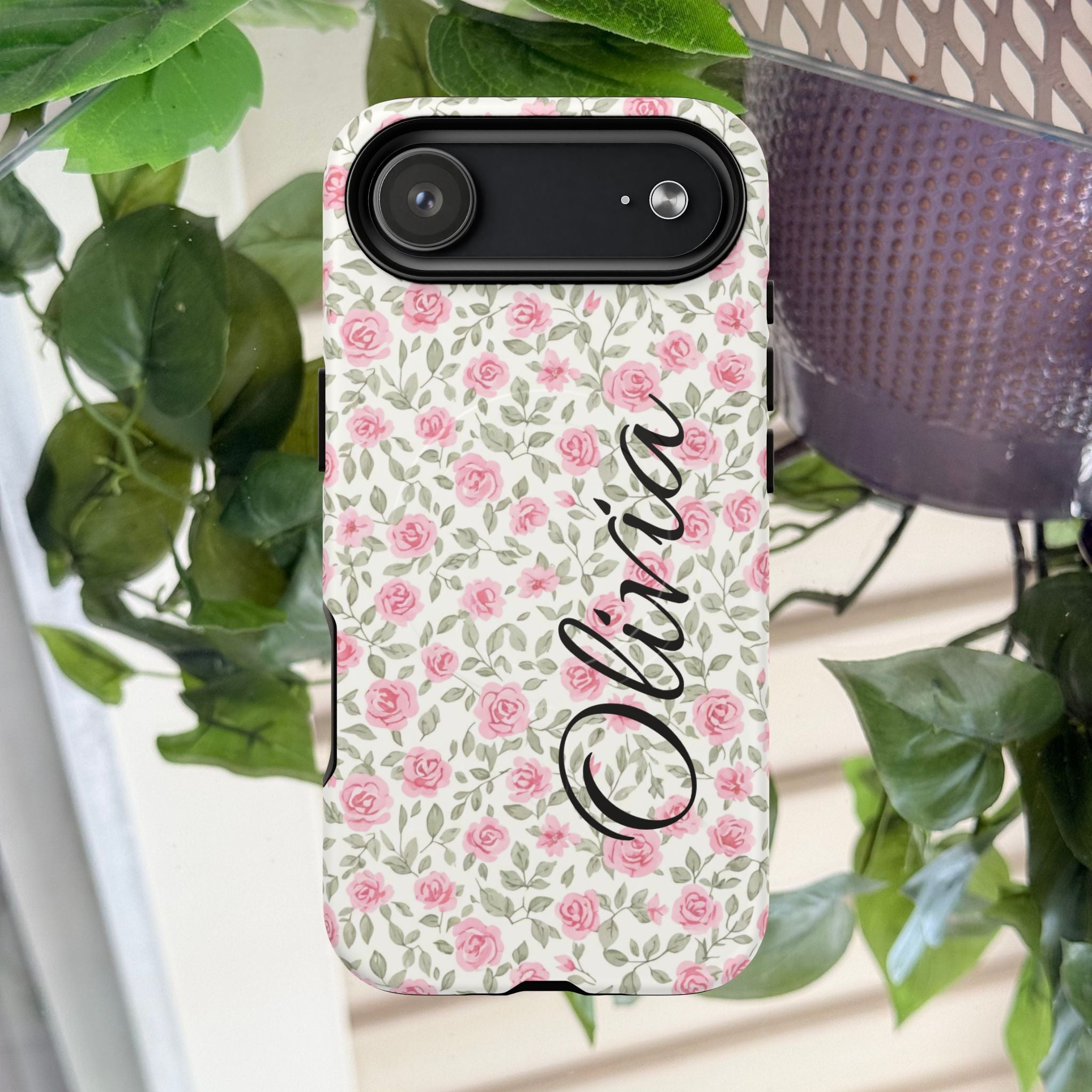 Pink Roses Magnetic Phone Case