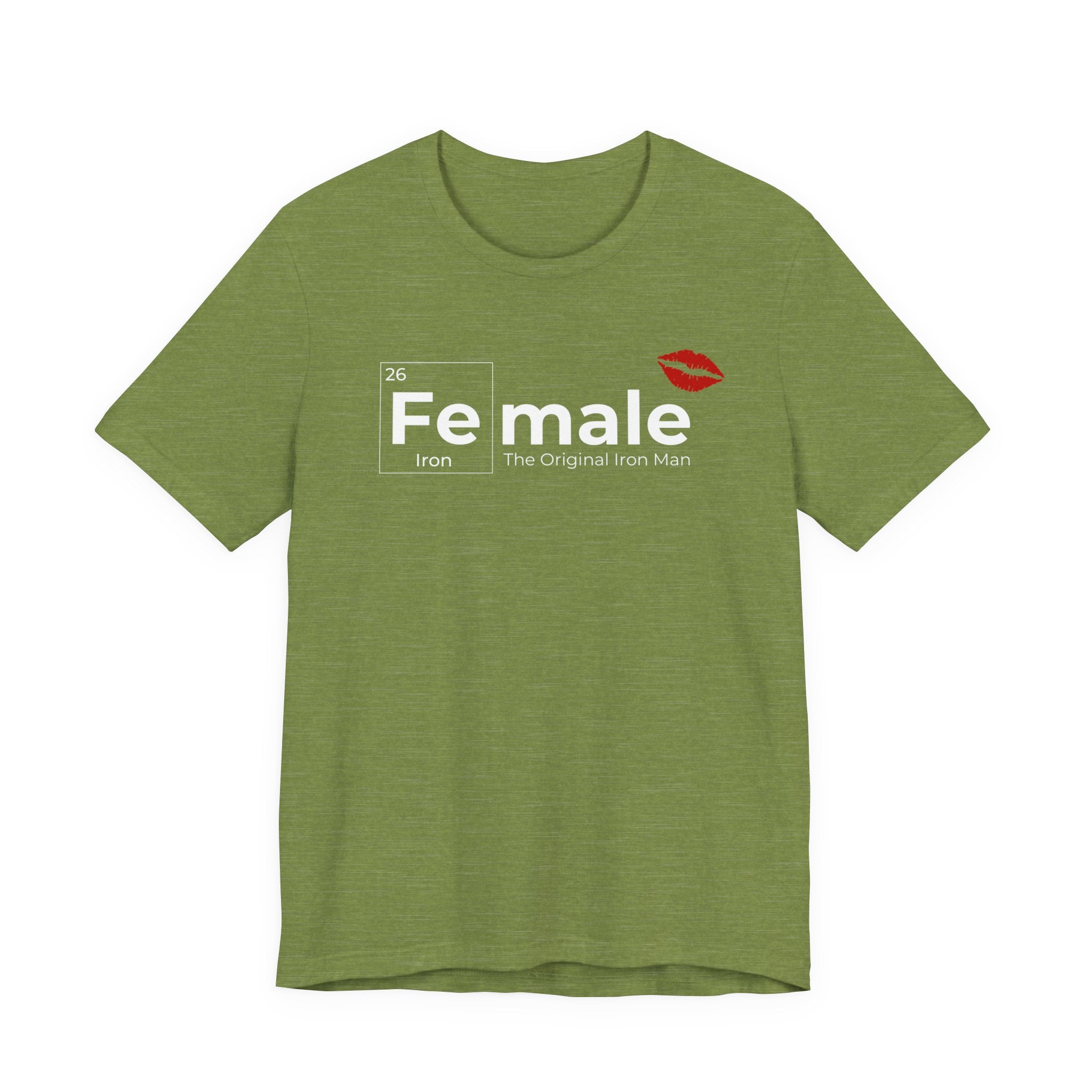 T-Shirt Fe-male The Original Iron Man Unisex Jersey Short Sleeve Tee
