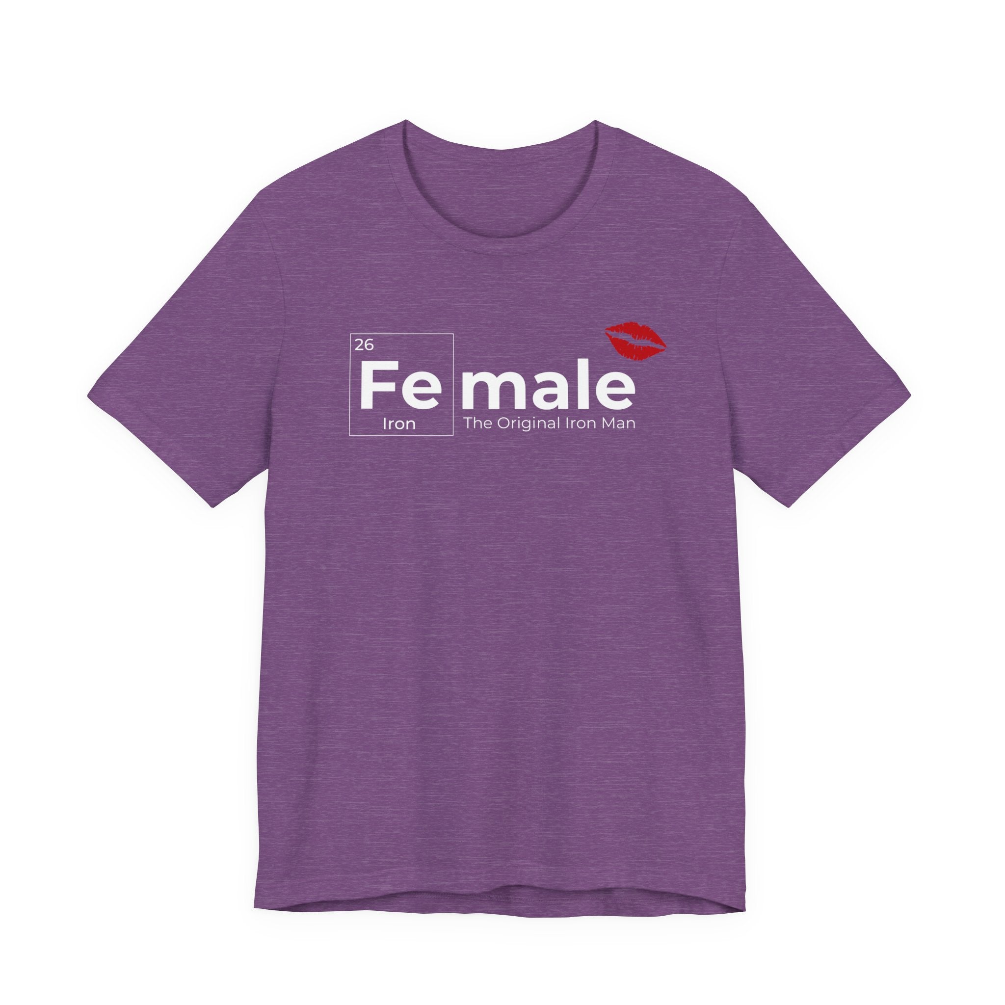 T-Shirt Fe-male The Original Iron Man Unisex Jersey Short Sleeve Tee