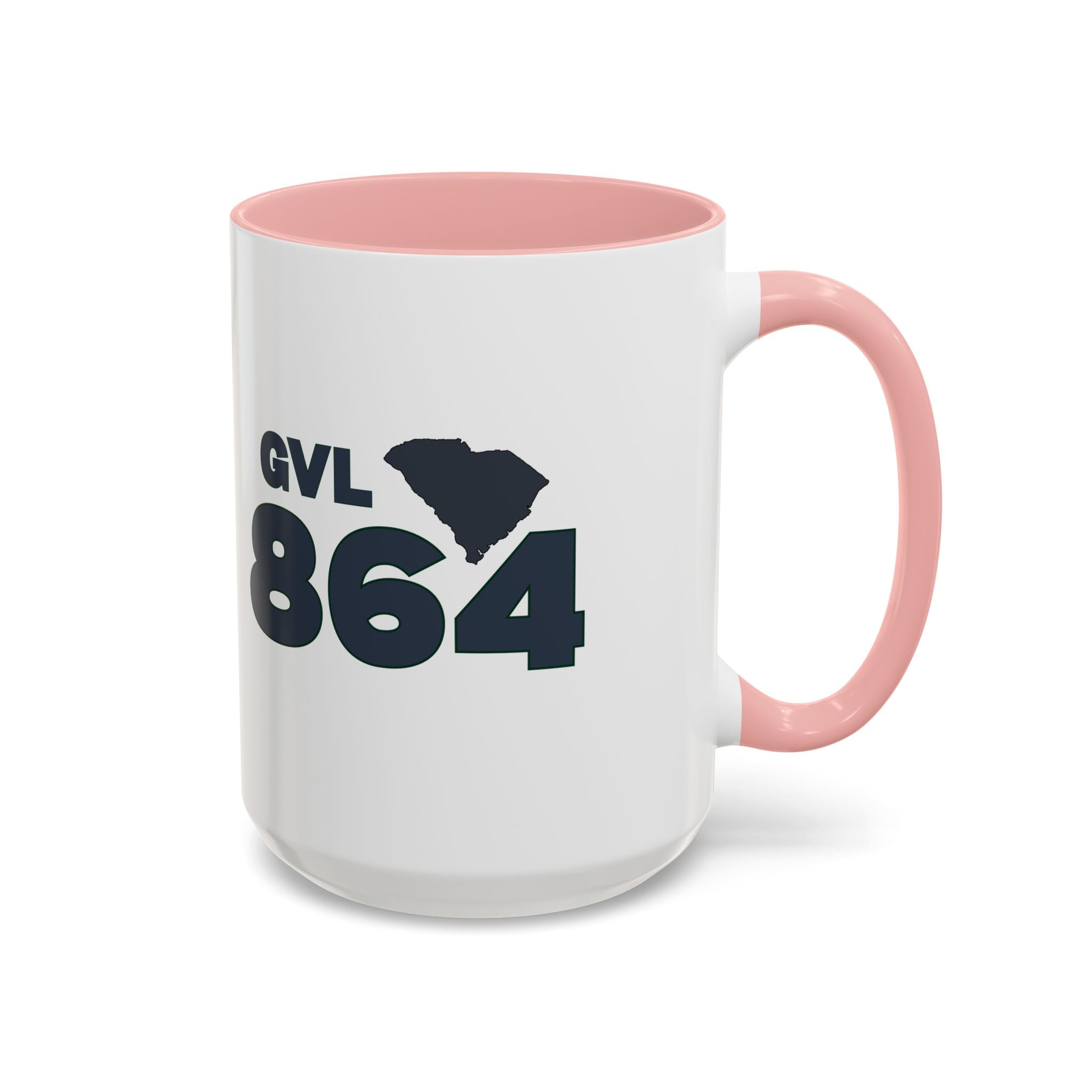 Greenville SC Accent Coffee Mug  GVL 864 Greenville South Carolina 11 and 15oz