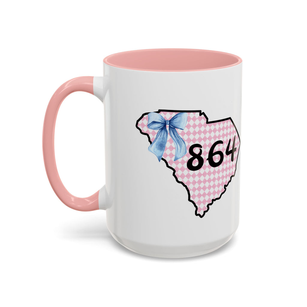 Gingham South Carolina 864 Greenville South Carolina Accent Coffee Mug 11oz 15oz
