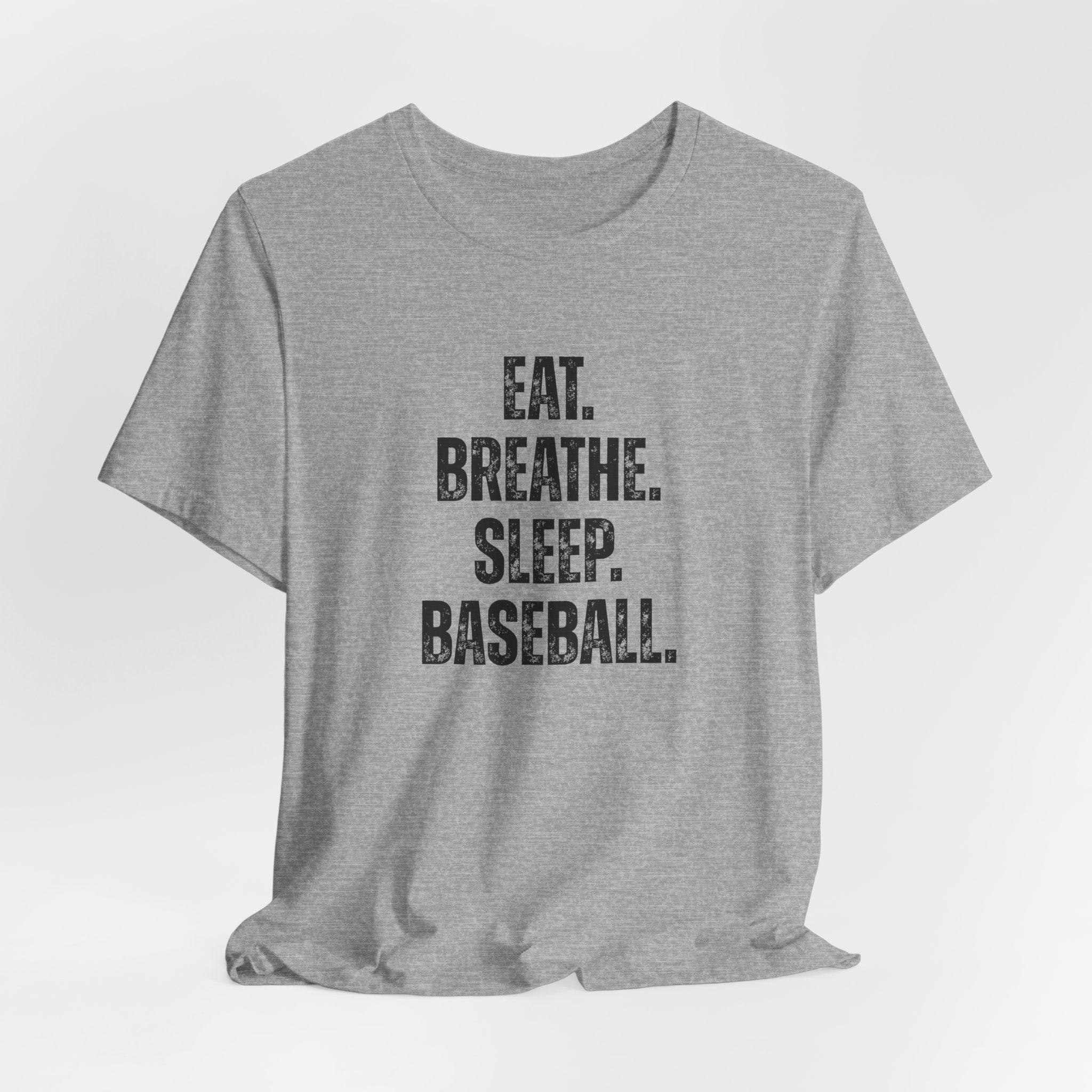 Baseball T-shirt - 'Eat Breathe Sleep Baseball' Design