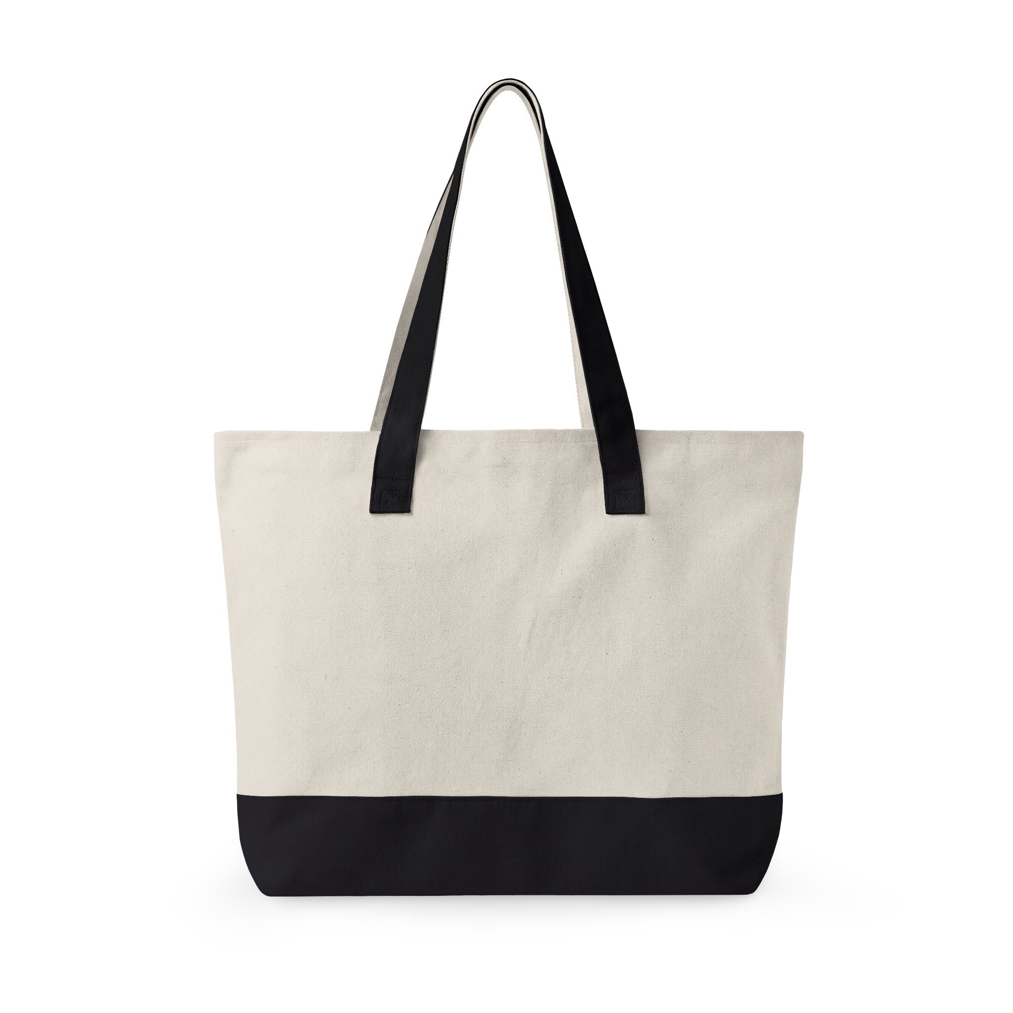 Personalized Canvas Tote Bag — Monogram MLW, Durable Everyday Market Bag