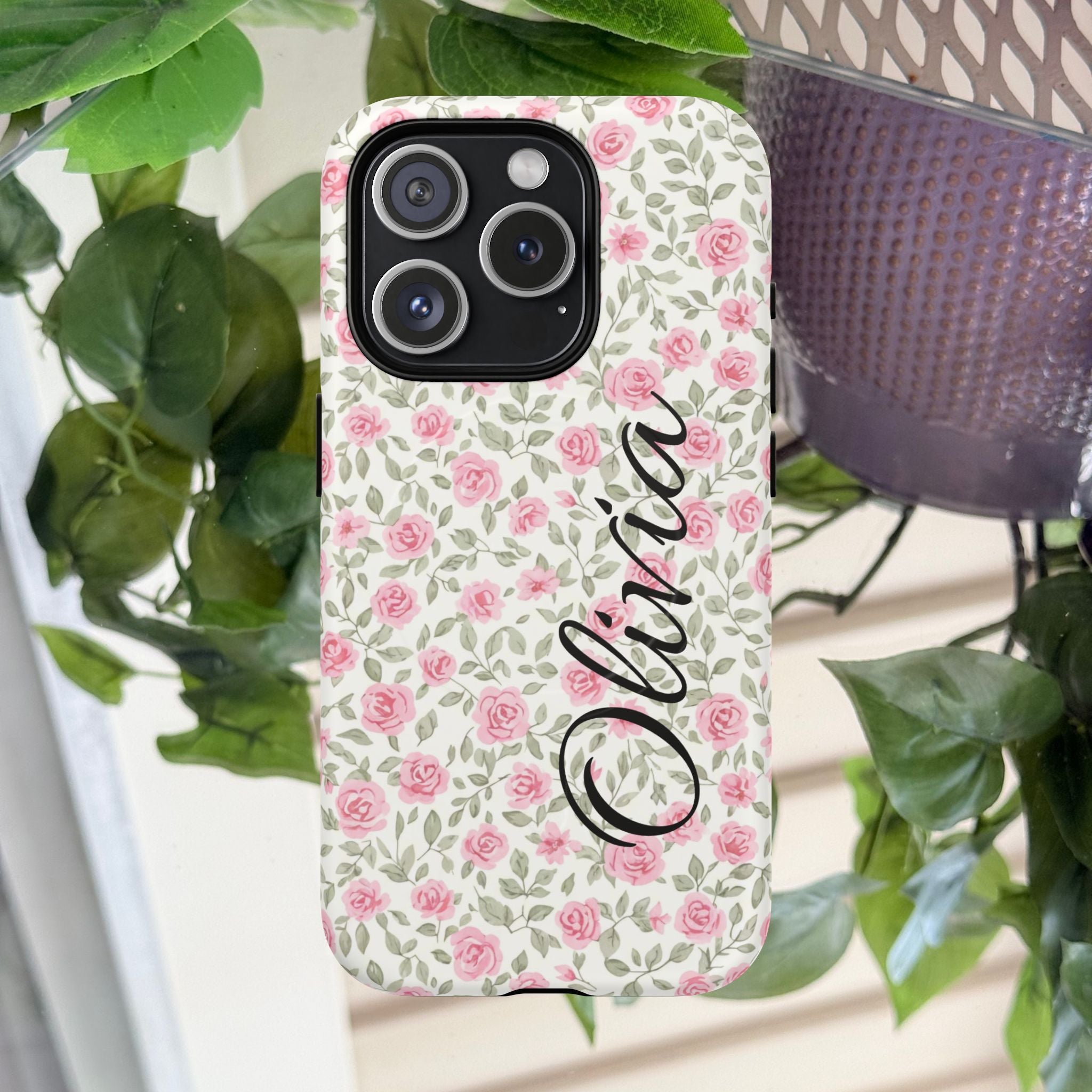 Pink Roses Magnetic Phone Case