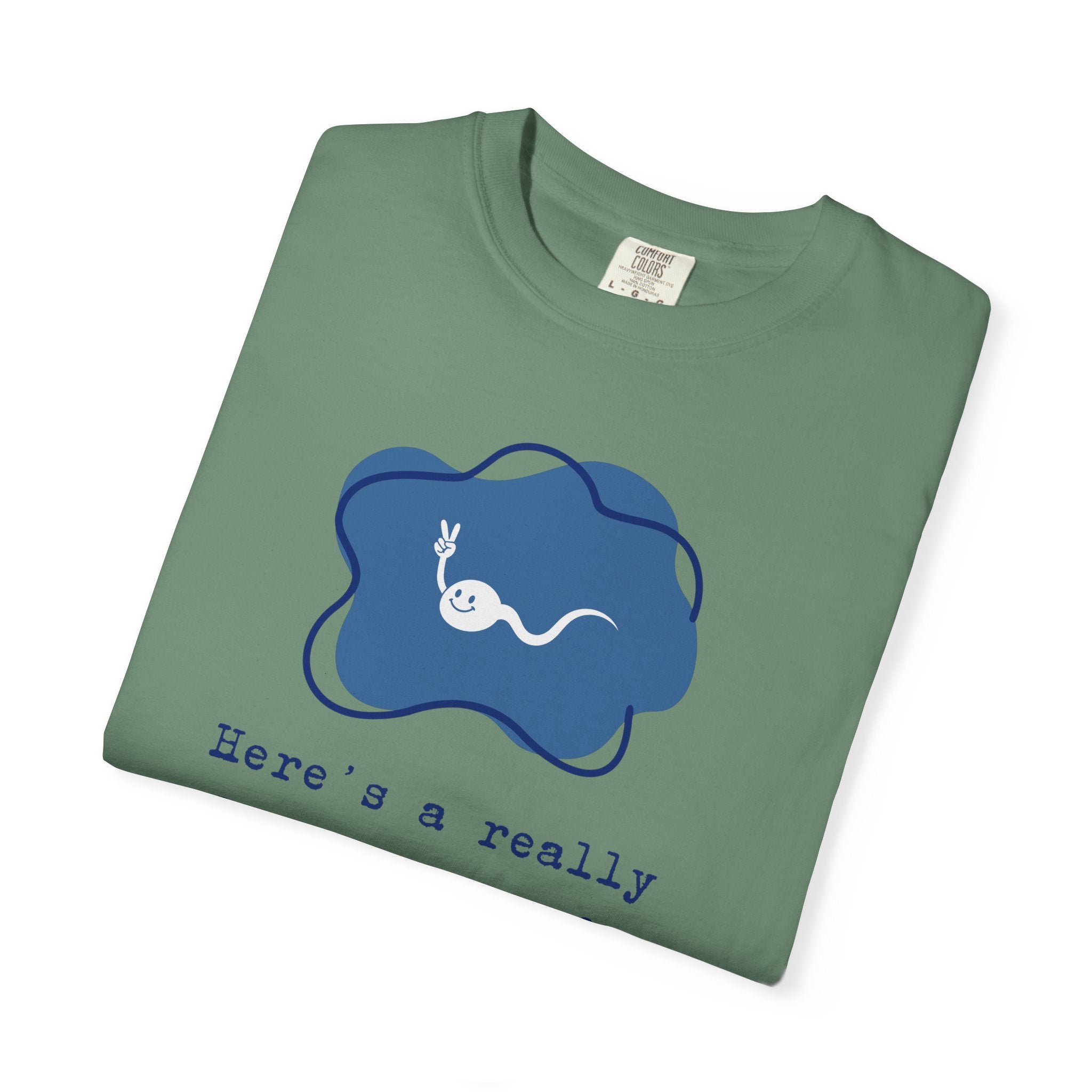 A really old picture of me Tshirt Cute Sperm Cartoon Tee