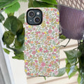 Colorful Floral Magnetic Phone Case — Tough Protective Phone Case