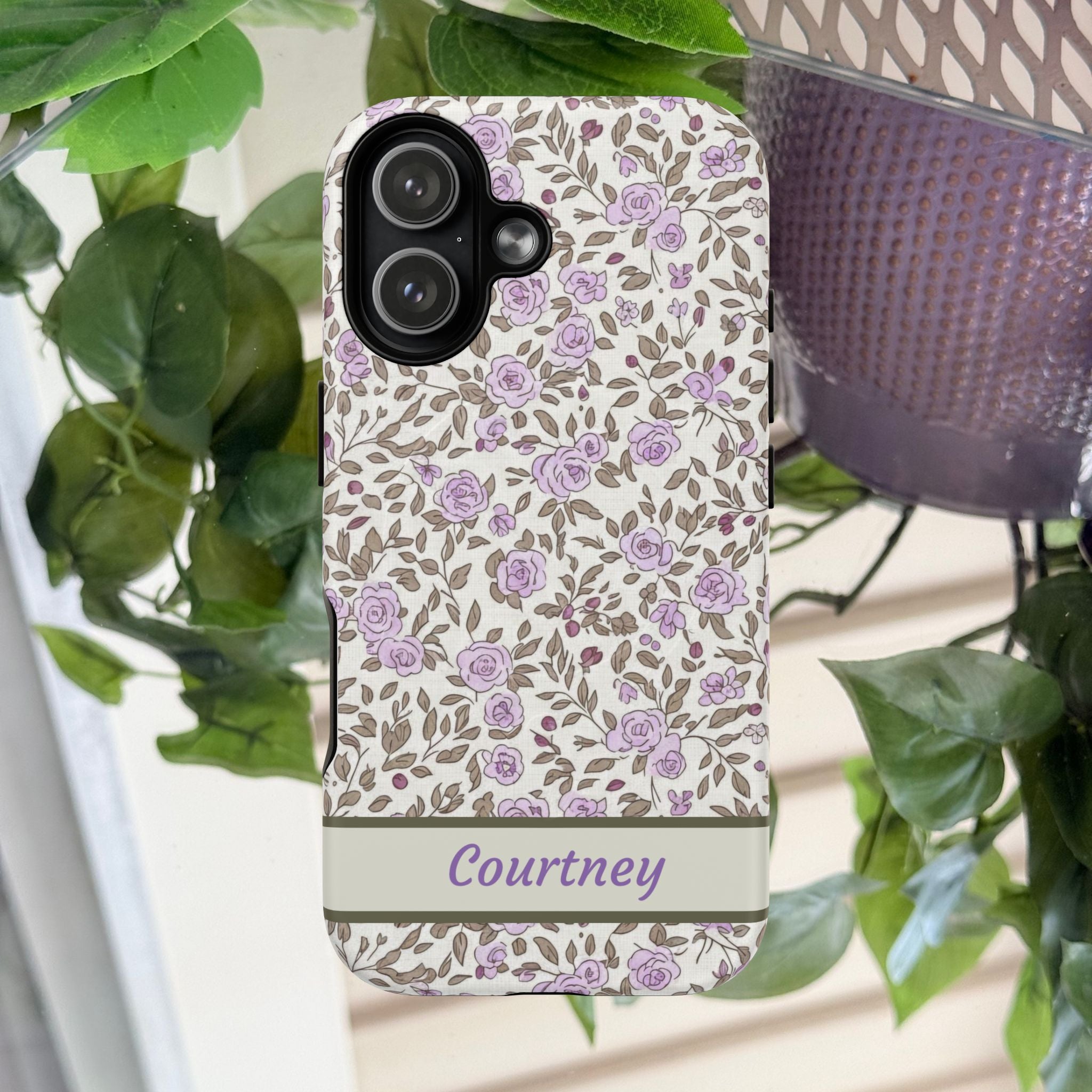 Fierce Purple iPhone Case — Tough Magnetic Protective Case