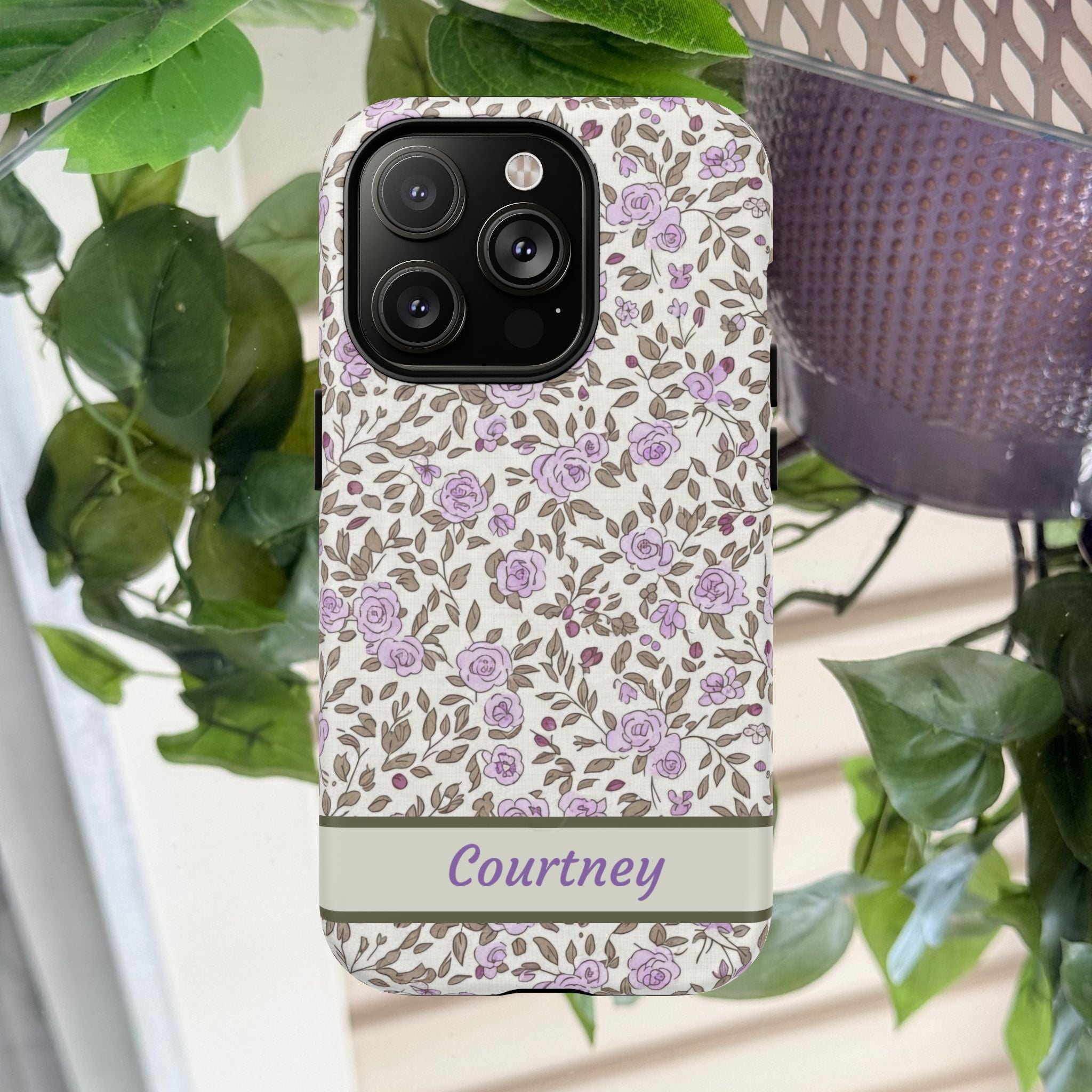 Fierce Purple iPhone Case — Tough Magnetic Protective Case