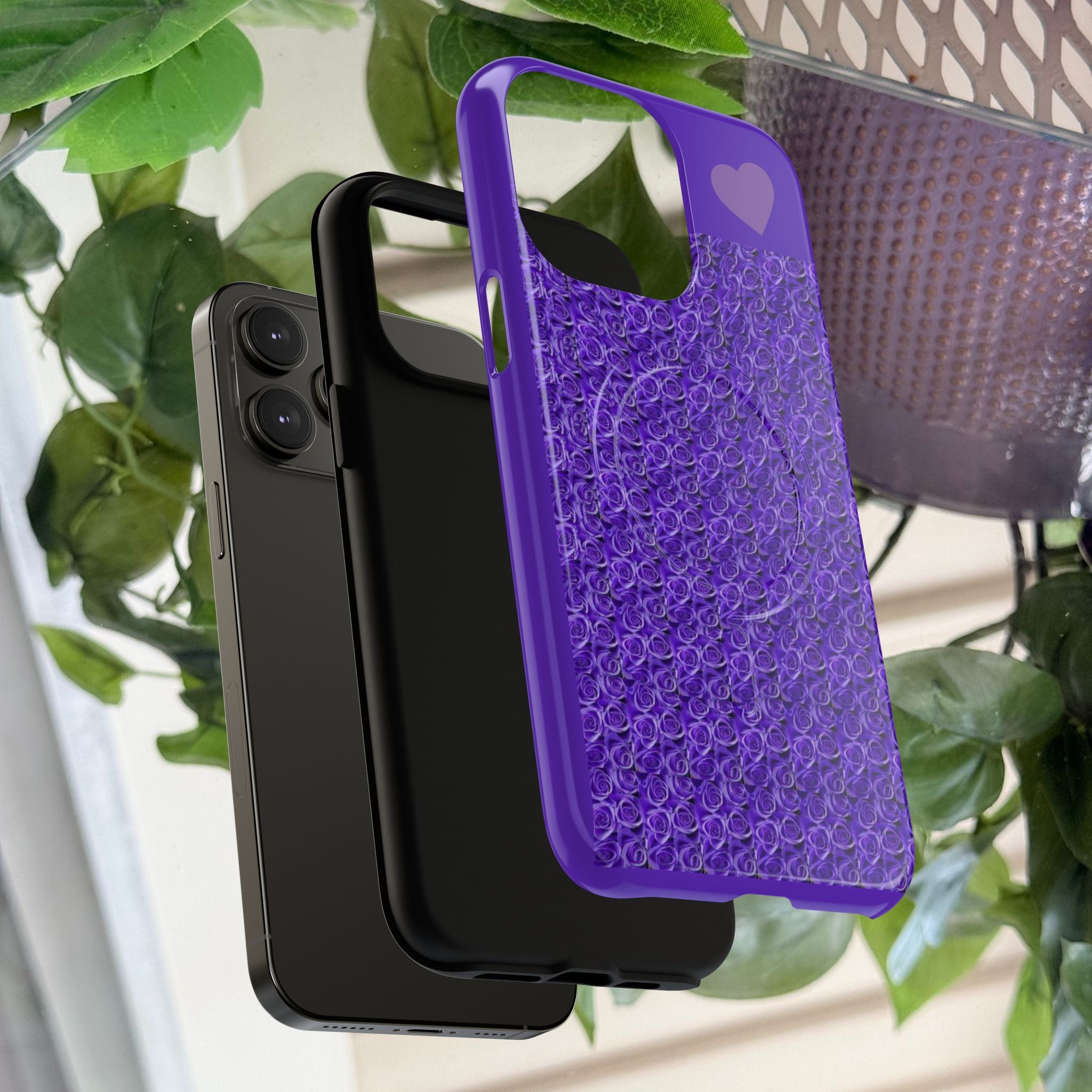 Magic-Eye Hidden Heart Tough Mag Phone Case