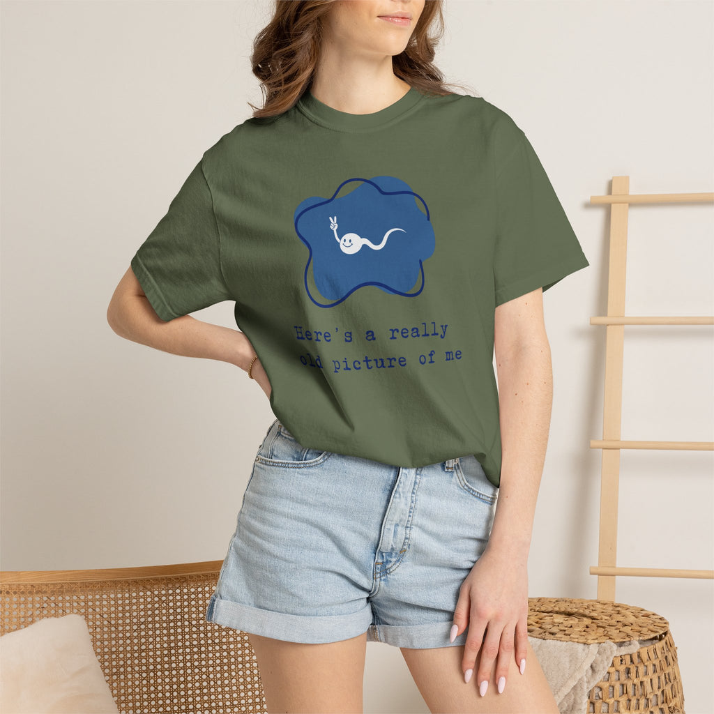 A really old picture of me Tshirt Cute Sperm Cartoon Tee