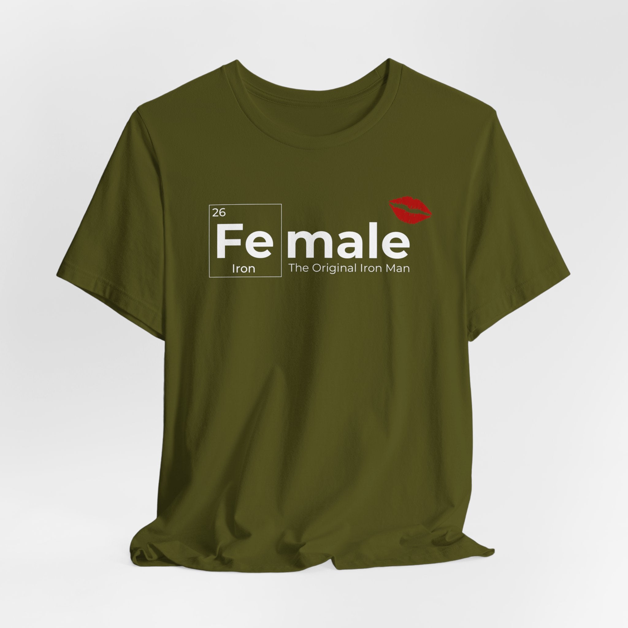Tshhirt FeMale The Original Iron Man Unisex Jersey Short Sleeve Tee