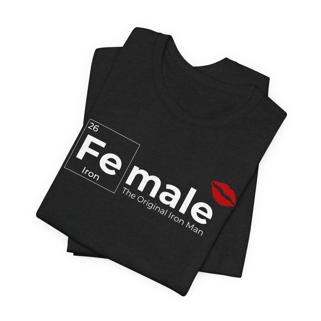Tshhirt FeMale The Original Iron Man Unisex Jersey Short Sleeve Tee