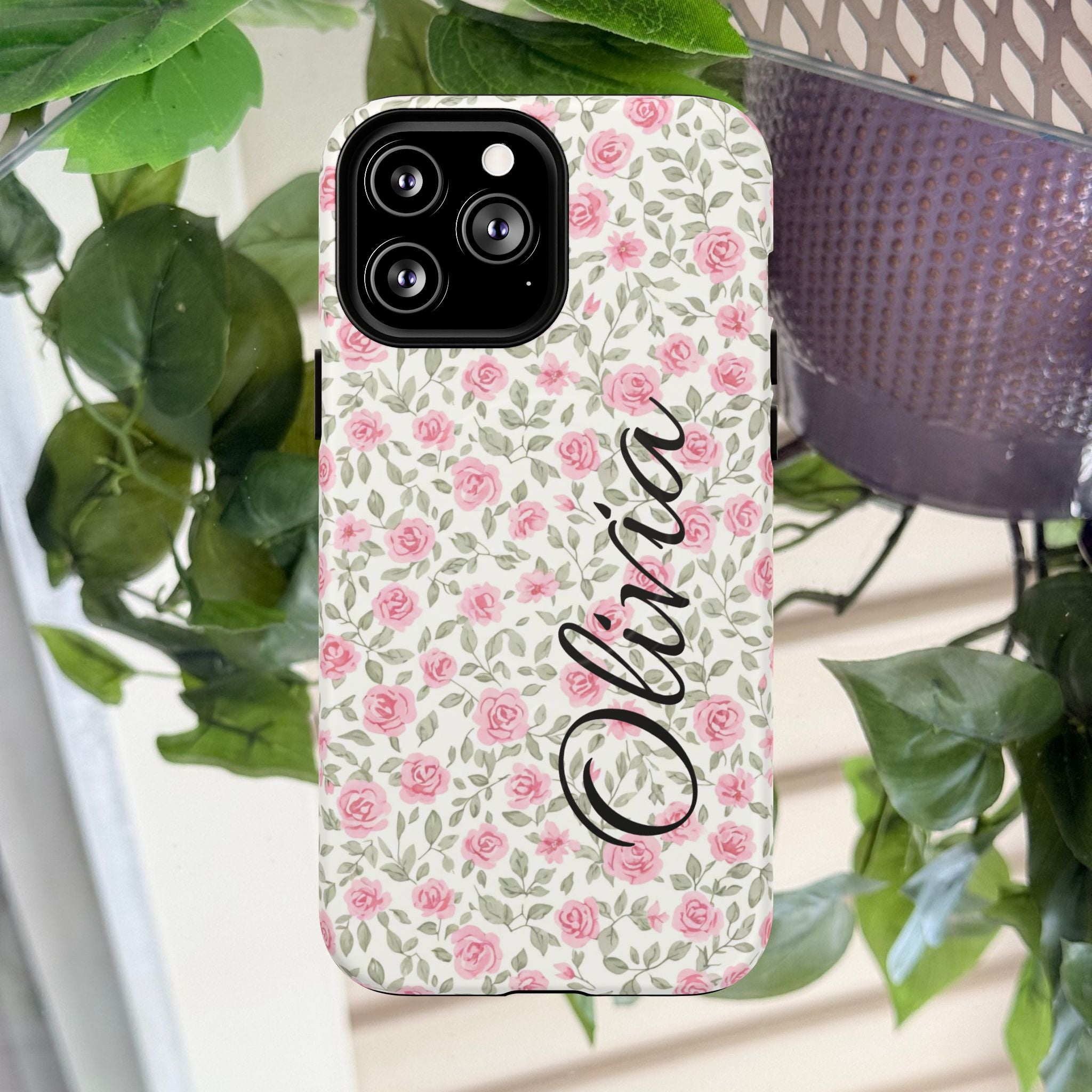 Pink Roses Magnetic Phone Case