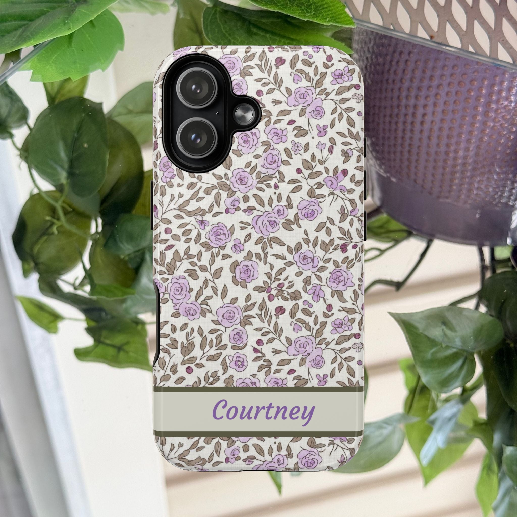 Fierce Purple iPhone Case — Tough Magnetic Protective Case