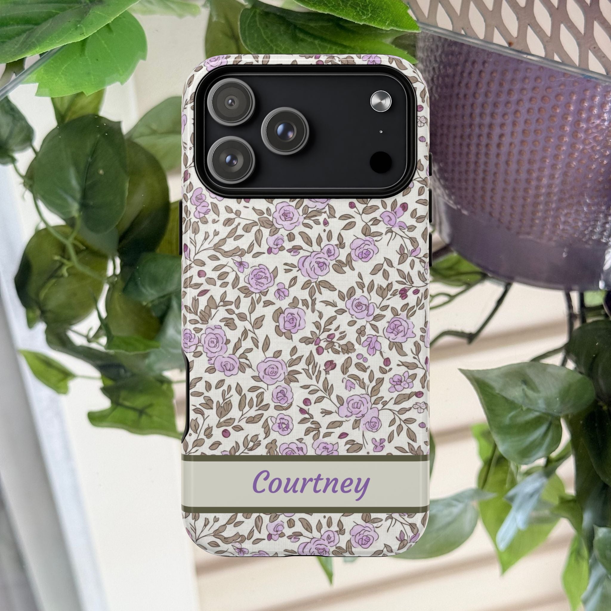 Fierce Purple iPhone Case — Tough Magnetic Protective Case