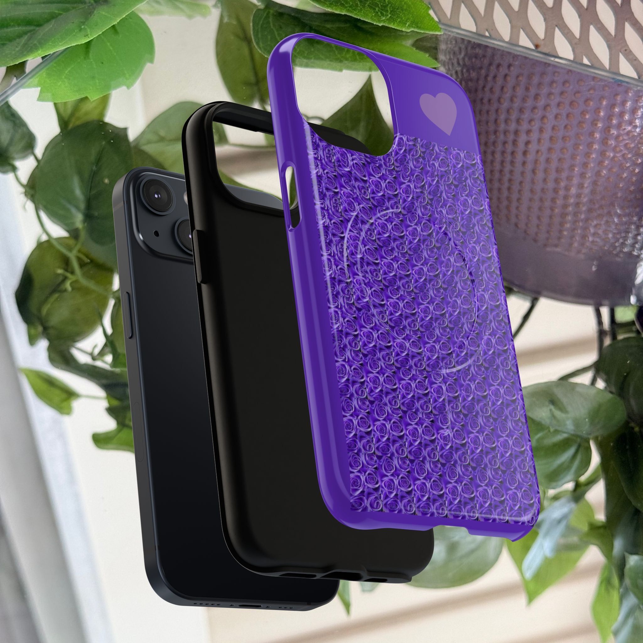 Magic-Eye Hidden Heart Tough Mag Phone Case