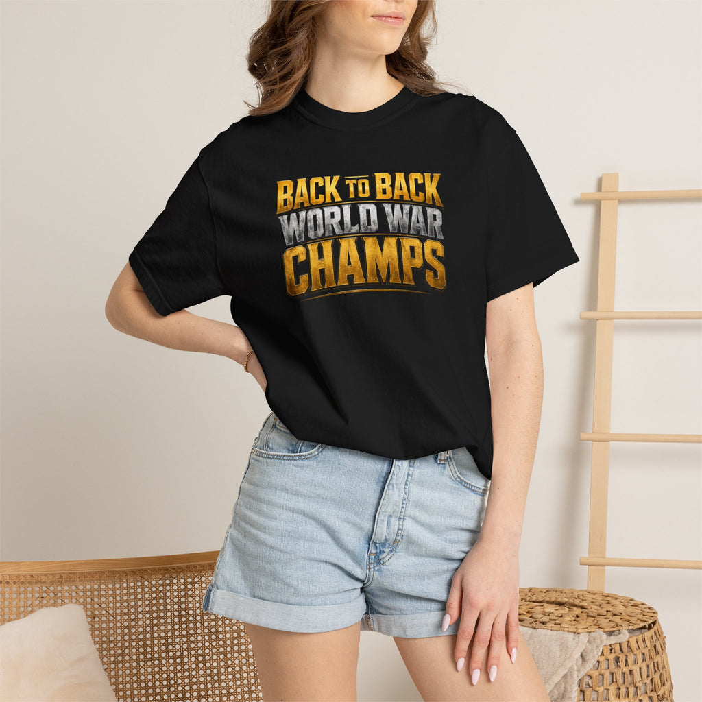 Back to Back World War Champs T-Shirt