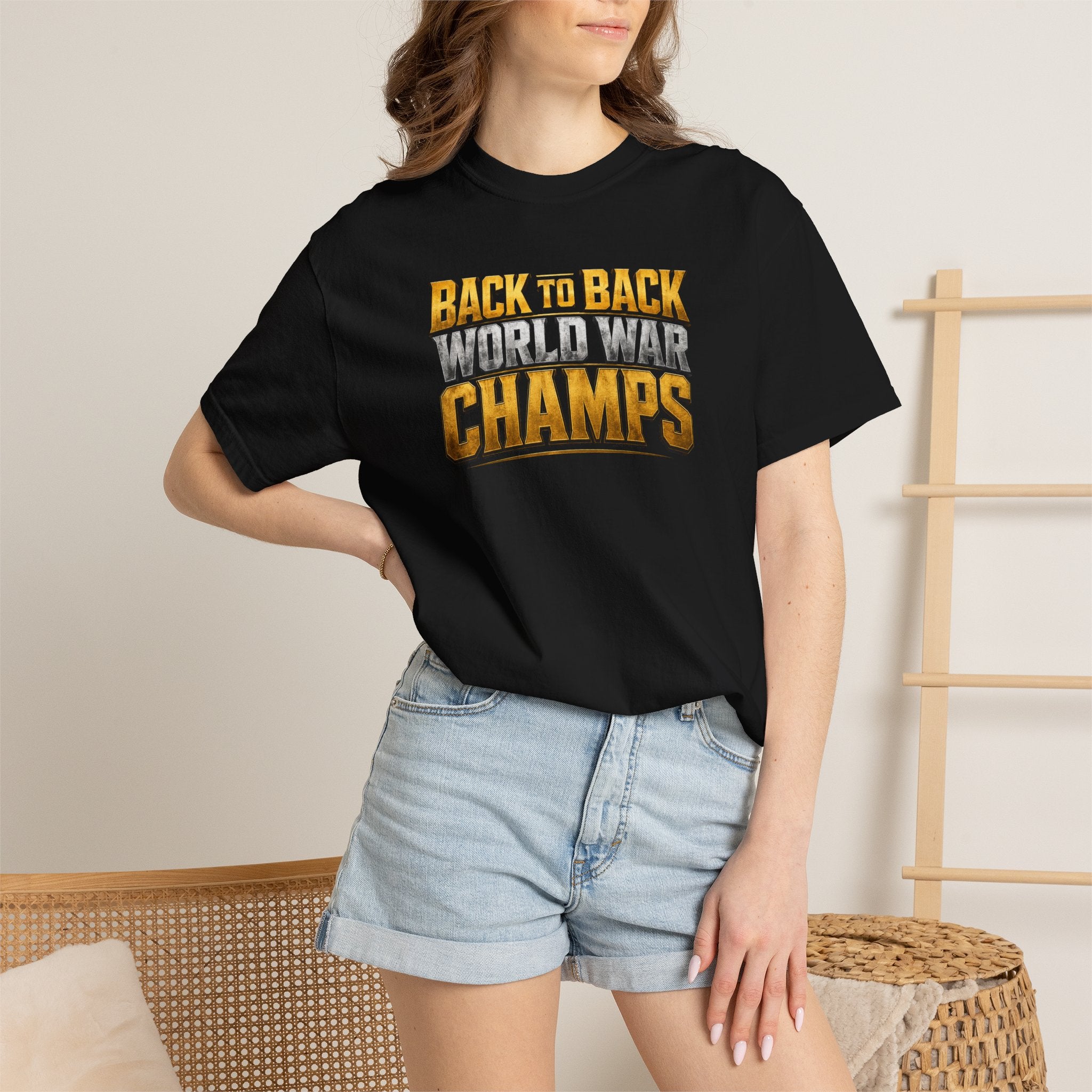 Back to Back World War Champs T-Shirt