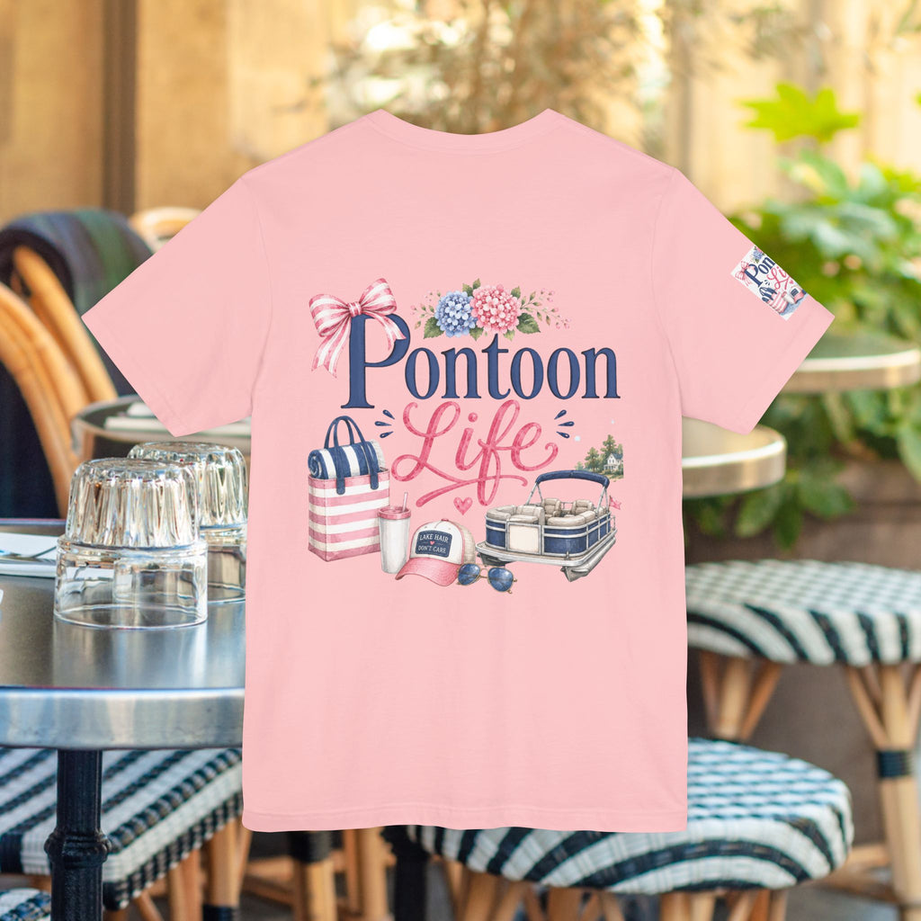 Pontoon Life T-Shirt Nautical Boating Graphic Tee