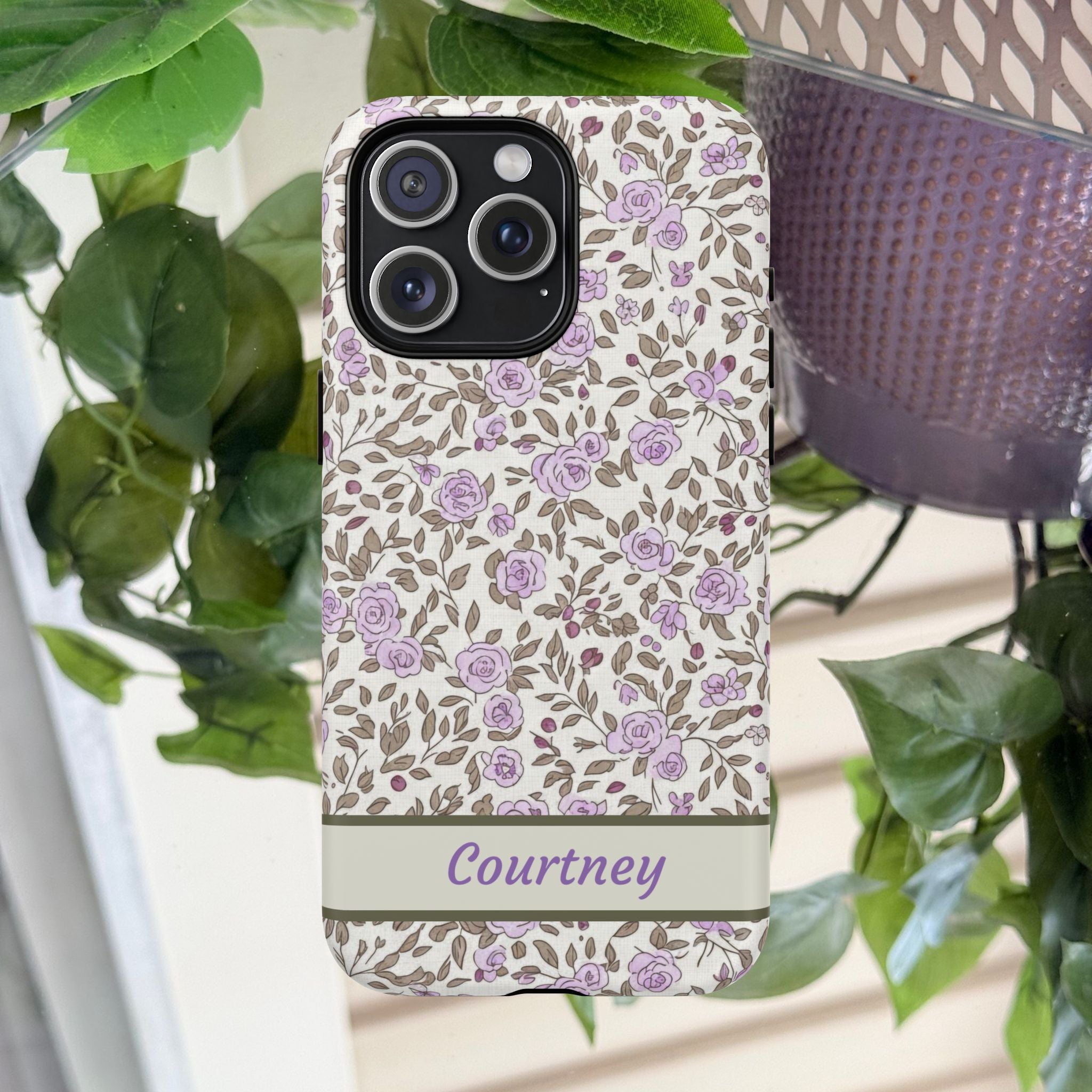Fierce Purple iPhone Case — Tough Magnetic Protective Case
